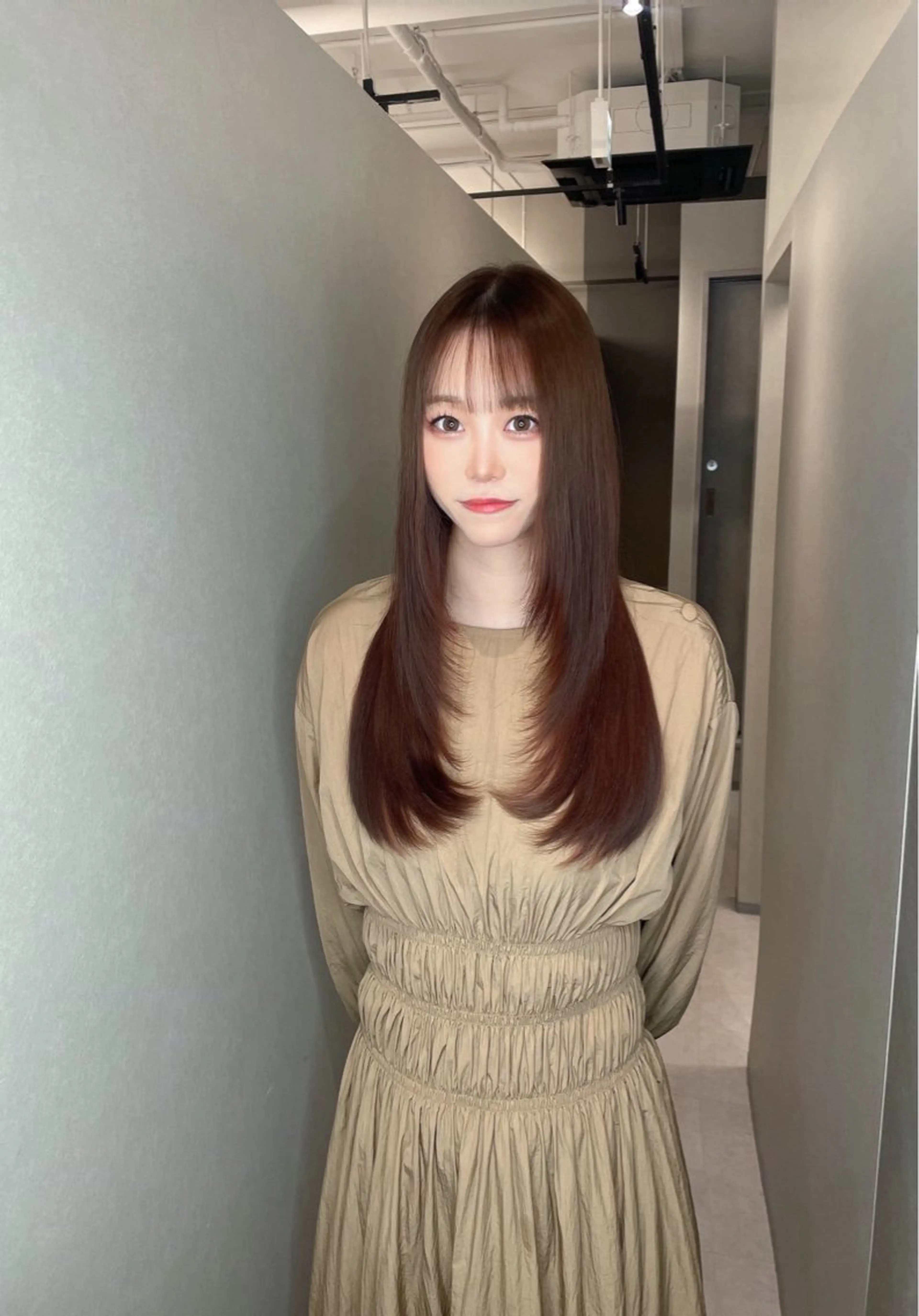 ロング カラー 透明感カラー 髪質改善 カット ヘアカラー トリートメント 今井 勝也のヘアスタイル