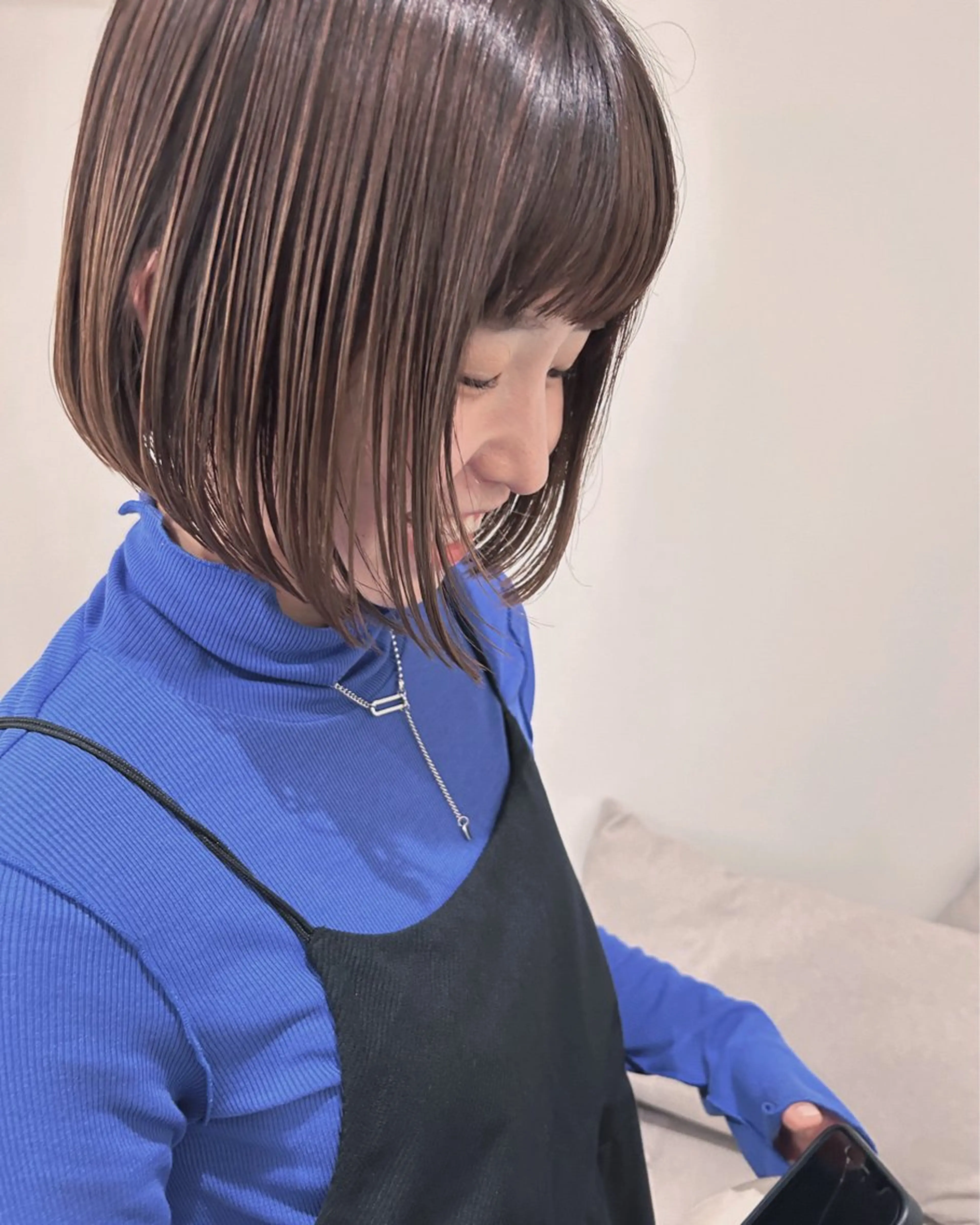 ミディアム 💛🤍U too e’s 鎌倉🧸のヘアスタイル