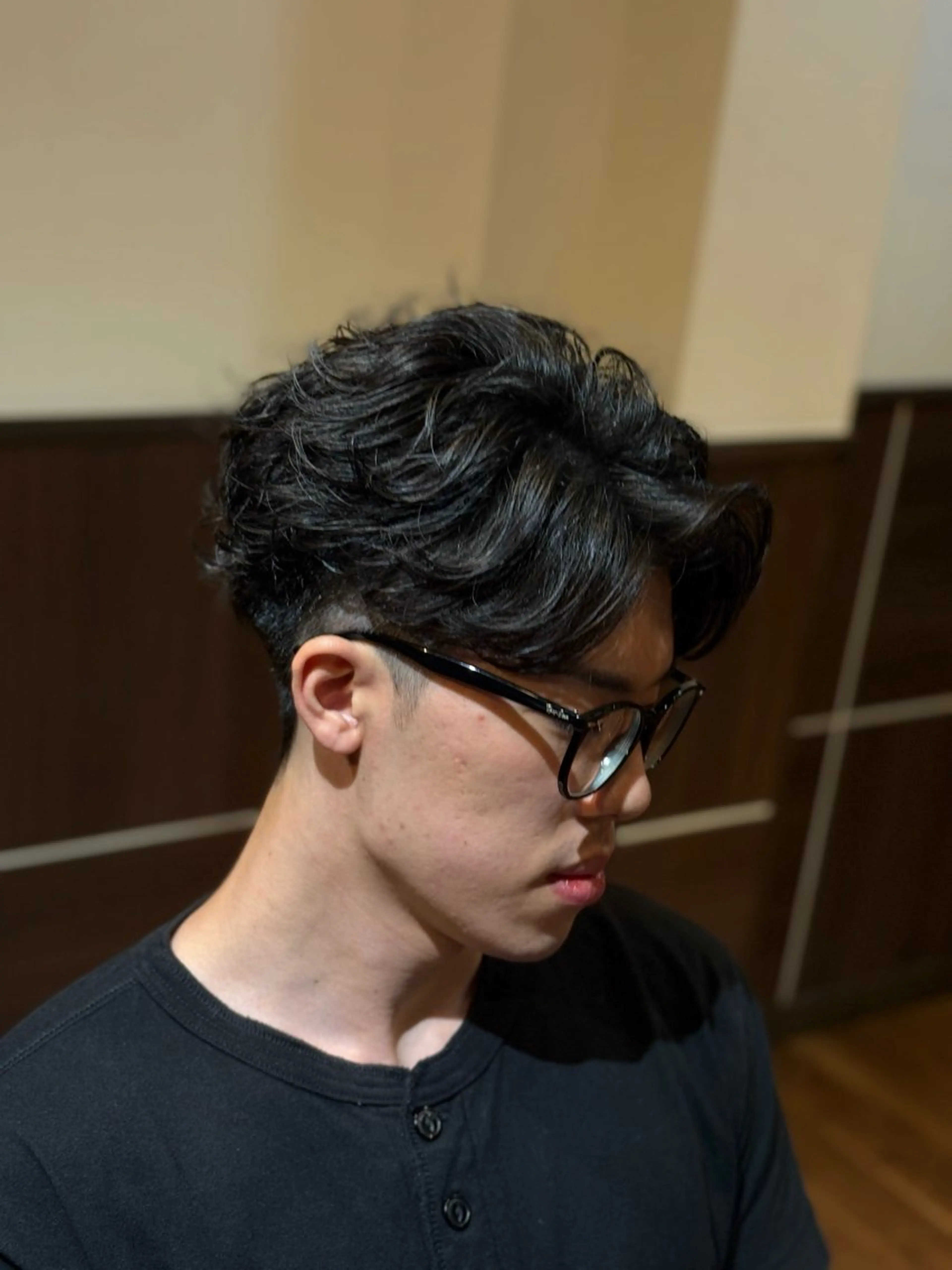 メンズ パーマ 西田 祥馬のヘアスタイル