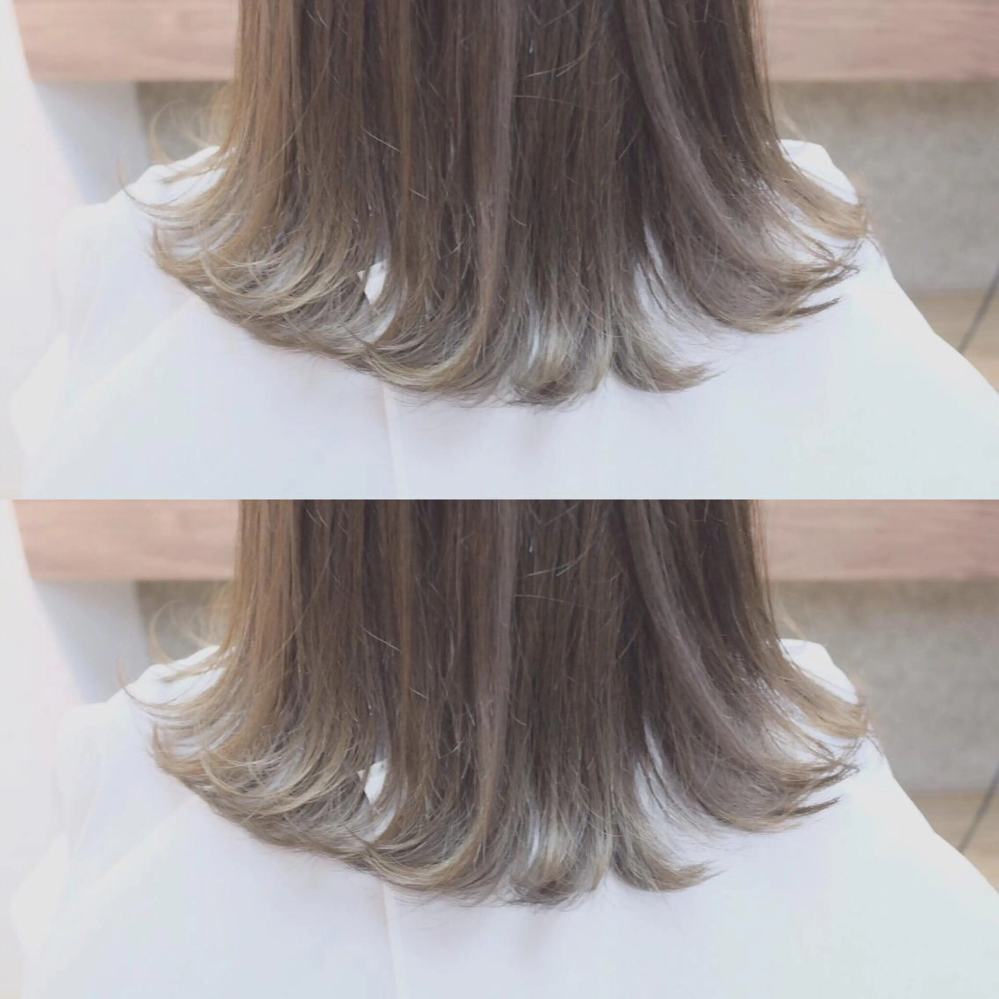 ミディアム カラー ヘアアレンジ 🟦髪質改善6年 💊YAMAMOTOのヘアスタイル