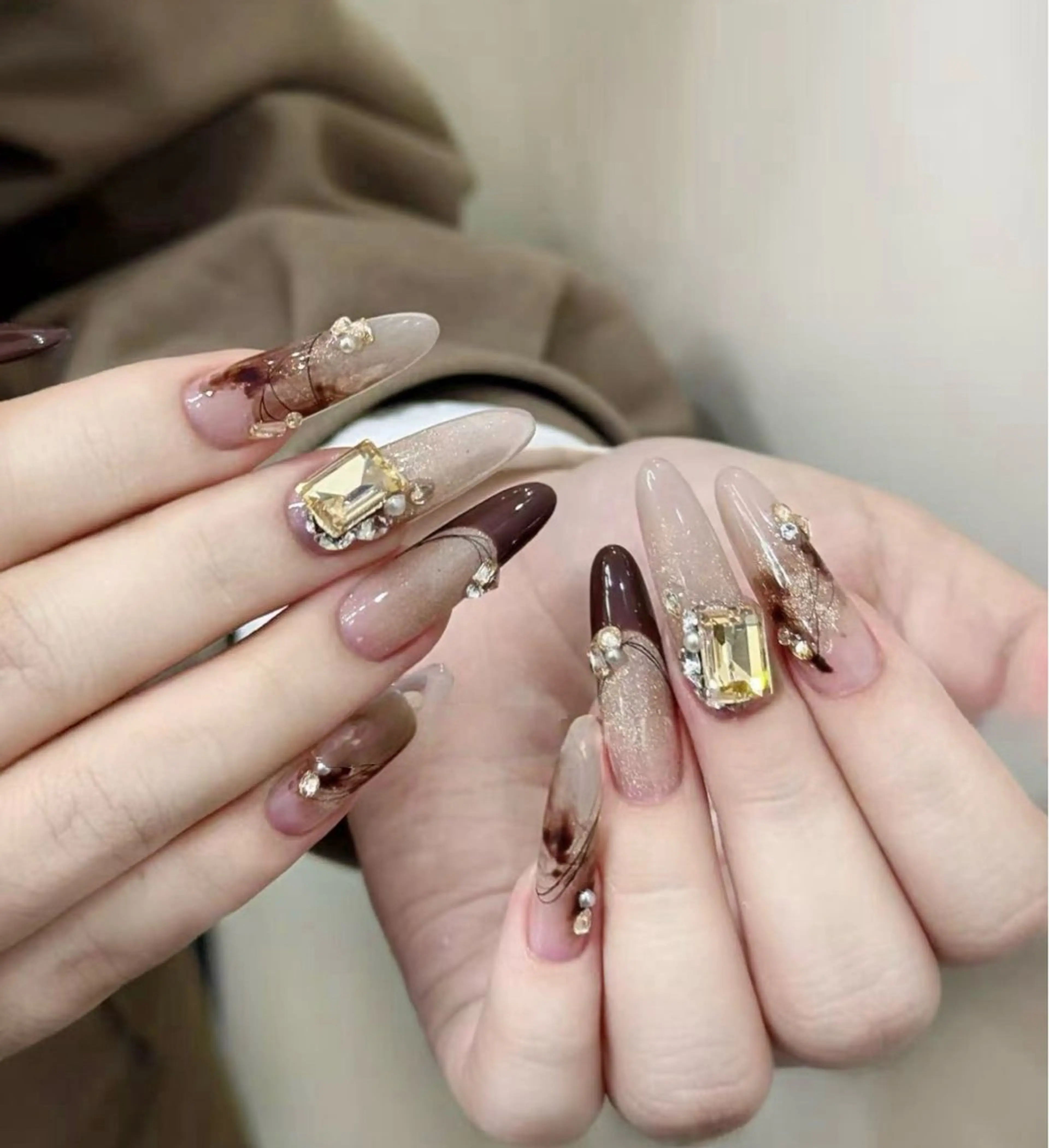 ネイル 長さだし専門店 M2 rikaのネイルデザイン