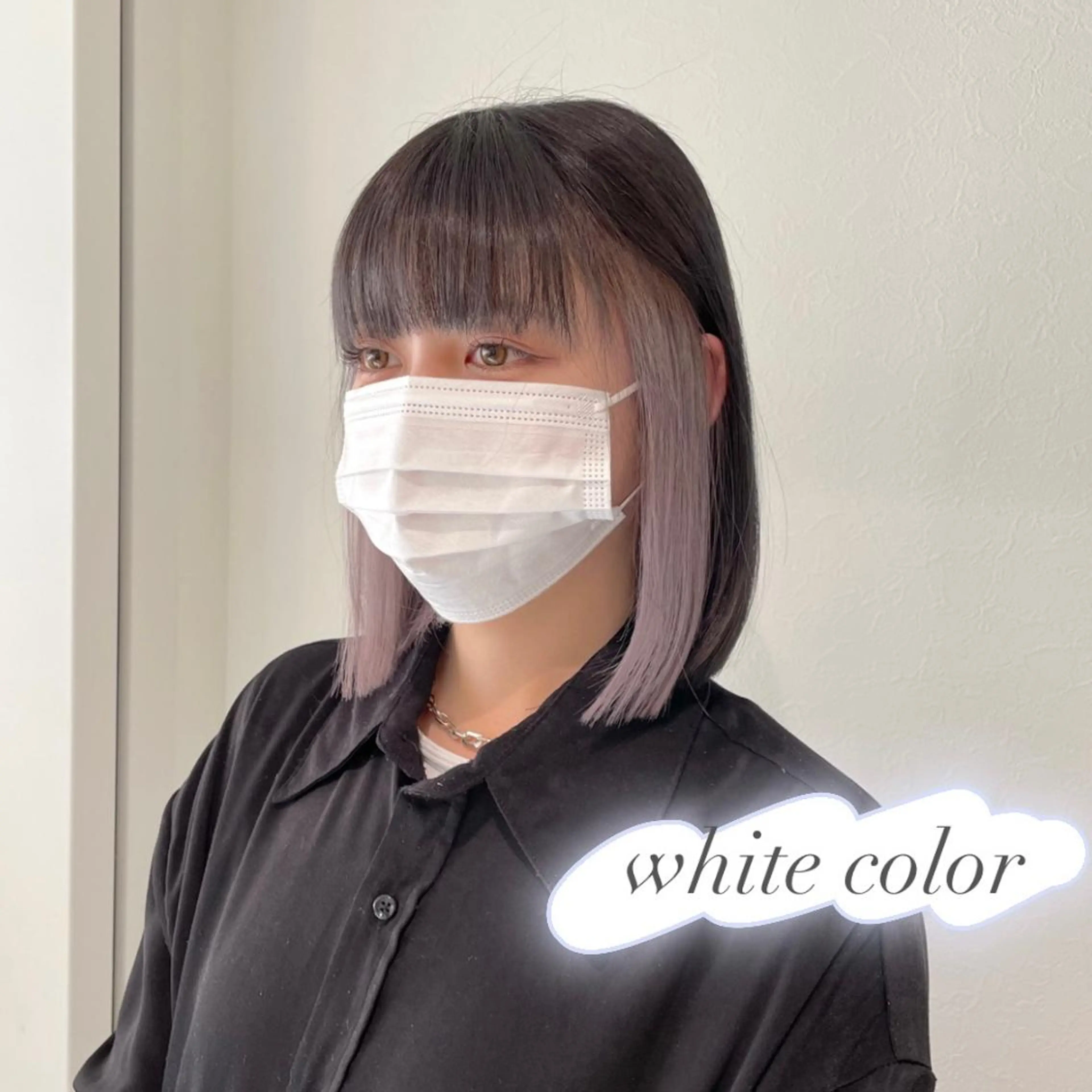 ミディアム カラー ピンクカラー ヘアカラー ピンクカラー🎀/ ミルクティー🍼花音のヘアスタイル