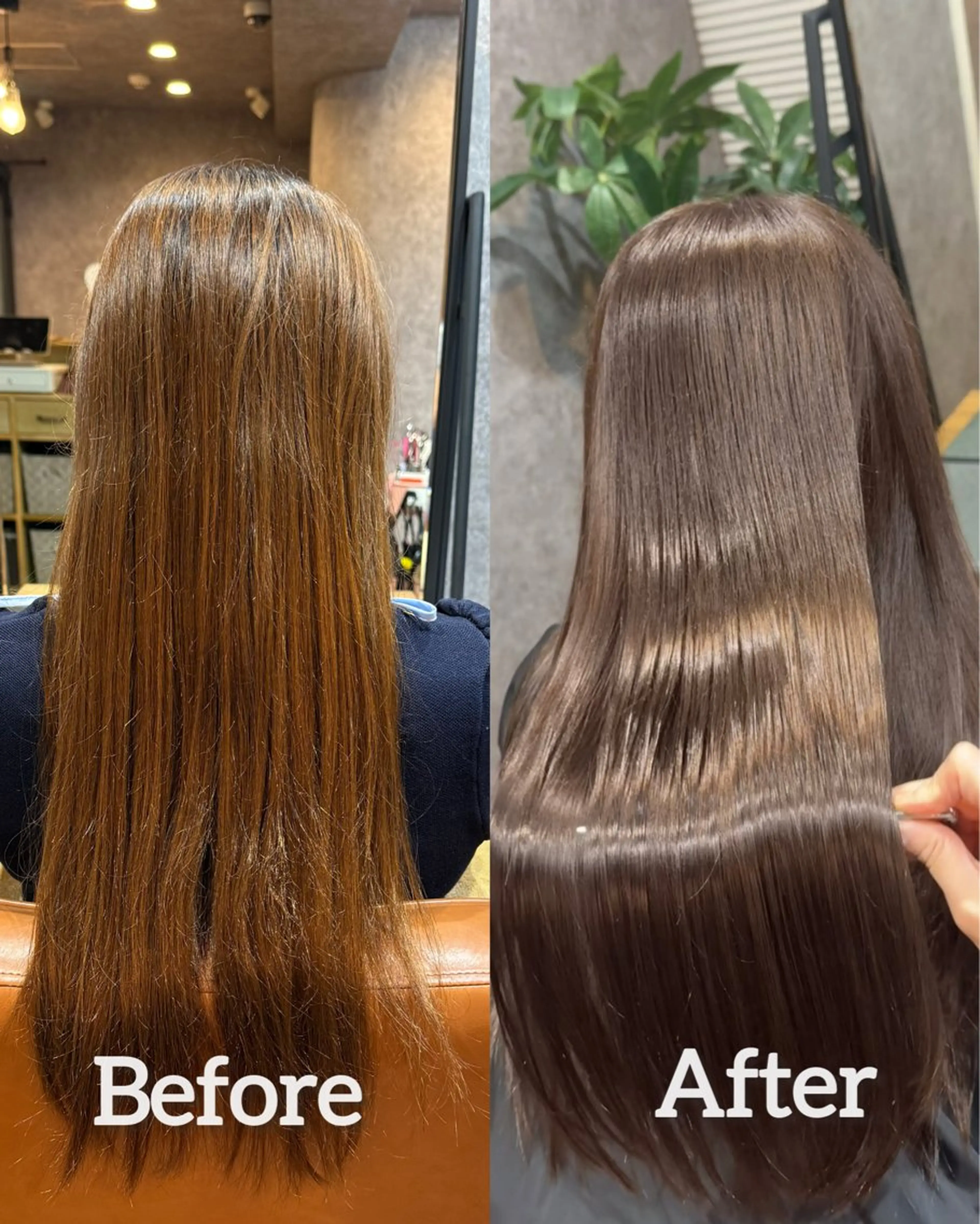 ロング カット ヘアカラー トリートメント ヘアセット cocoa船橋🦄 chinamiのヘアスタイル