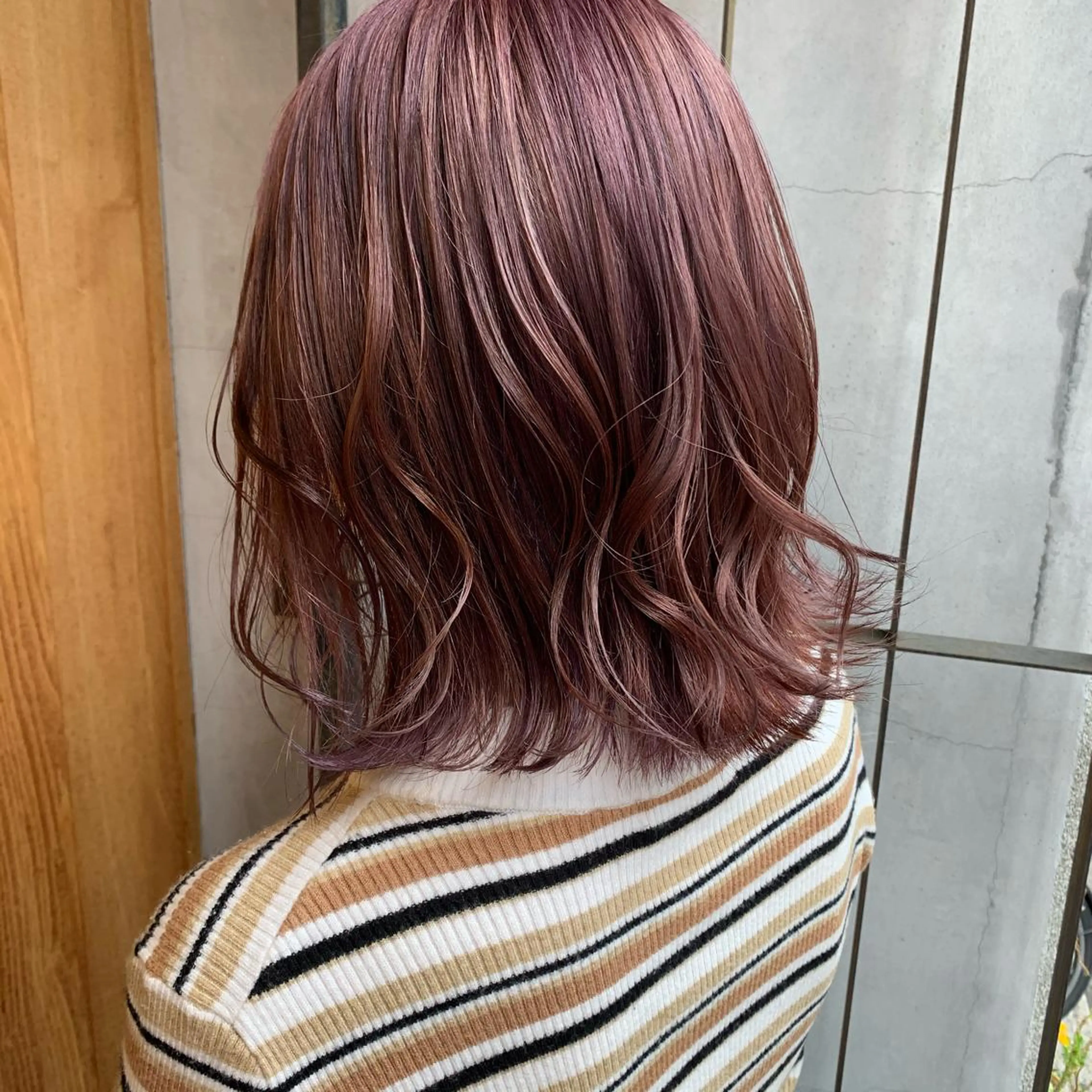 ミディアム ヘアカラー トリートメント 艶髪color💎髪 質改善ストレート大吉のヘアスタイル