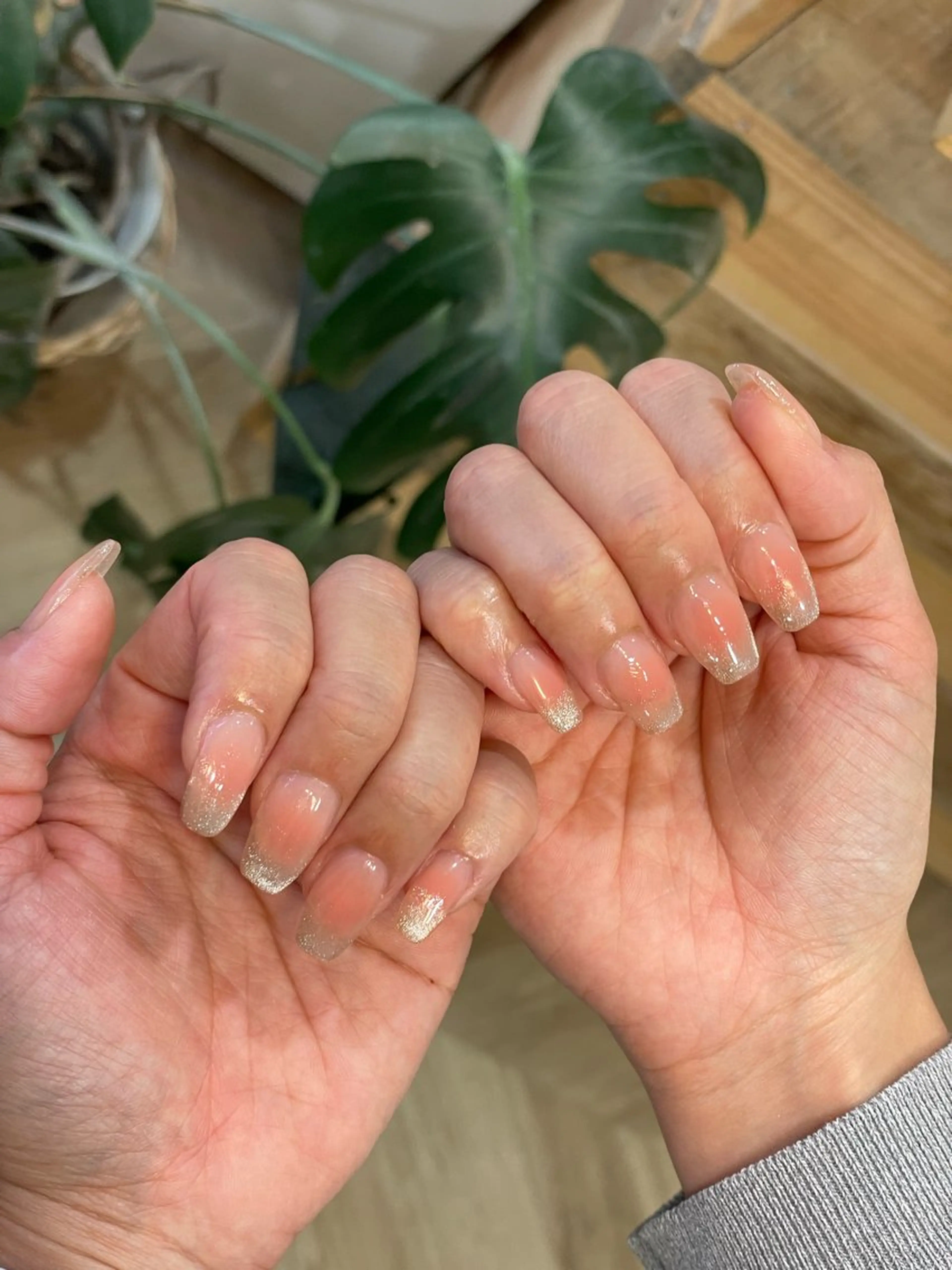 ネイル チークネイル ジェルネイル マグネットネイル Nes.nail AYAのネイルデザイン