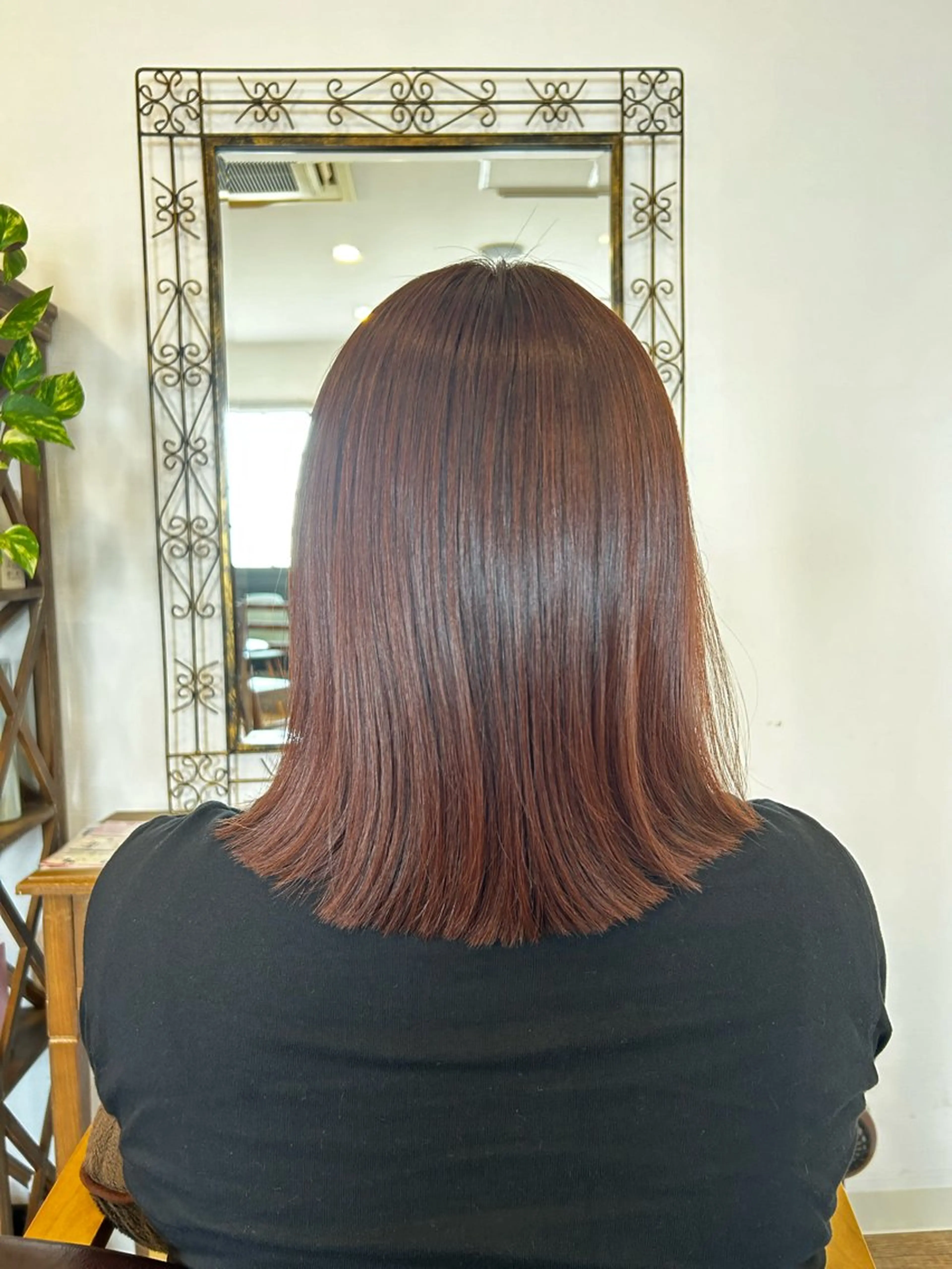 ミディアム カラー SUZU Rimのヘアスタイル