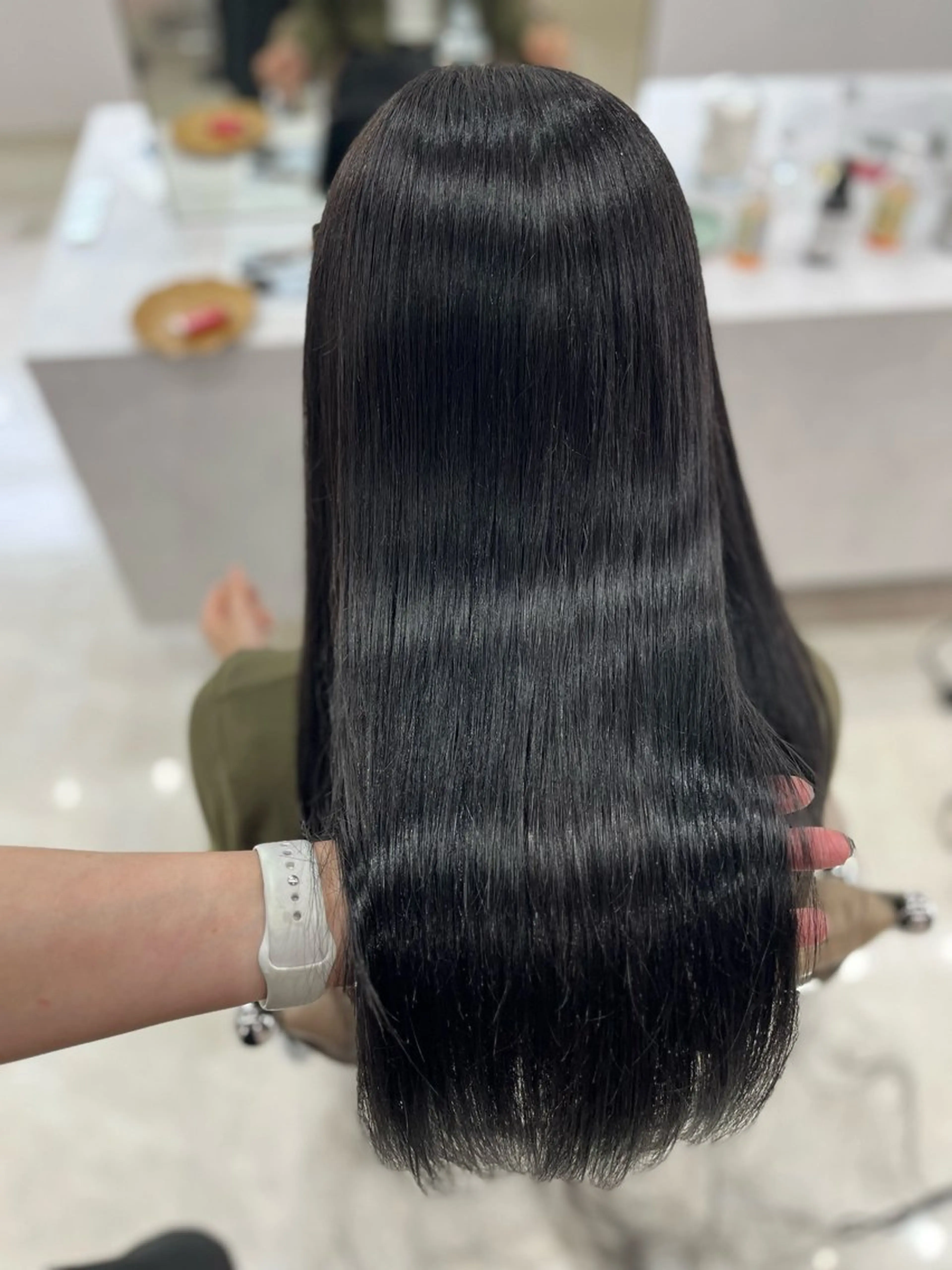 ロング カラー カット ヘアカラー トリートメント 🫧ぷる艶カラー🫧 Yuubi🦩のヘアスタイル