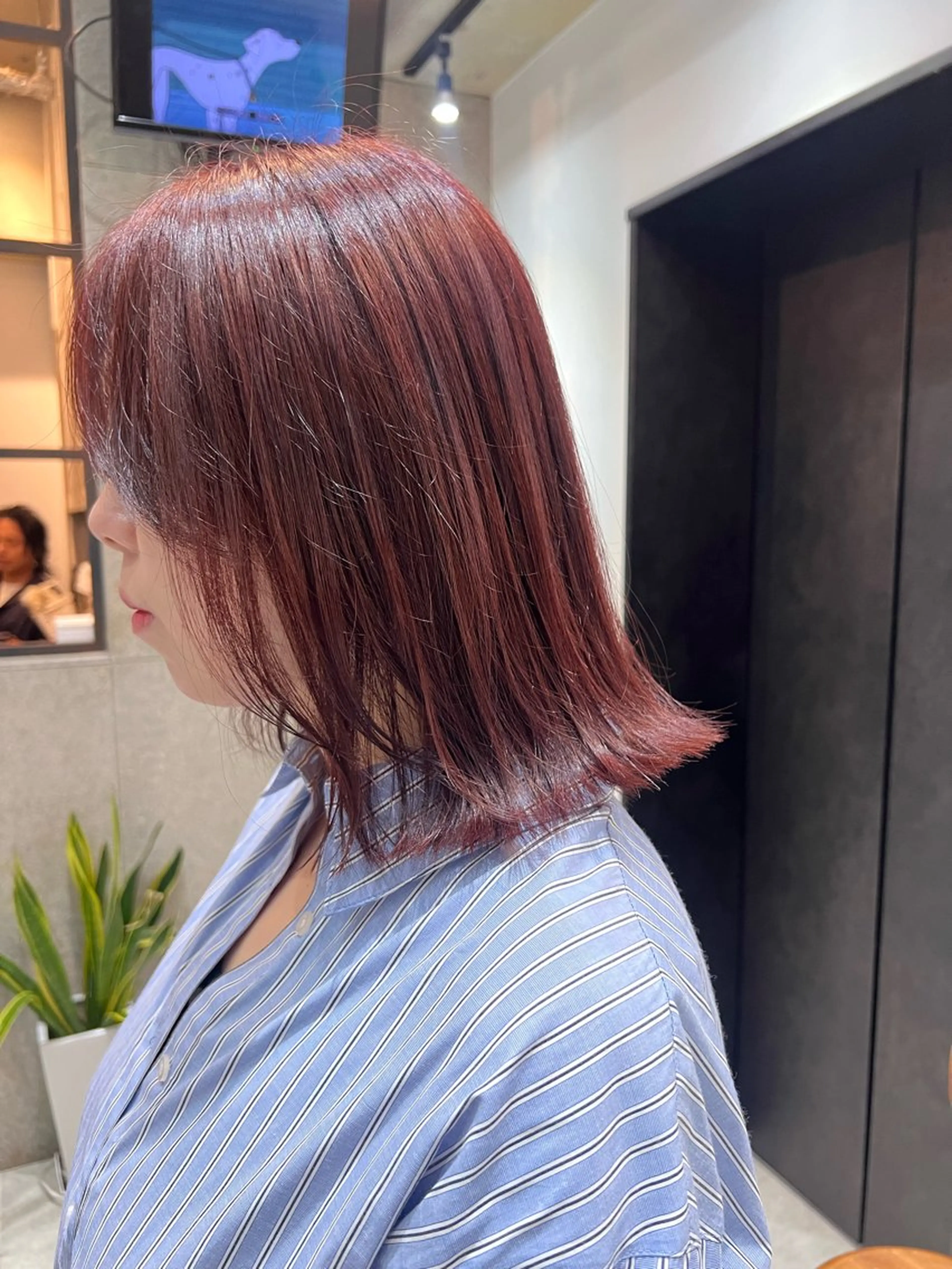 ミディアム カラー ピンクカラー カット ヘアカラー トリートメント 🌿ニュアンス/髪質 改善🌿Fukudaのヘアスタイル