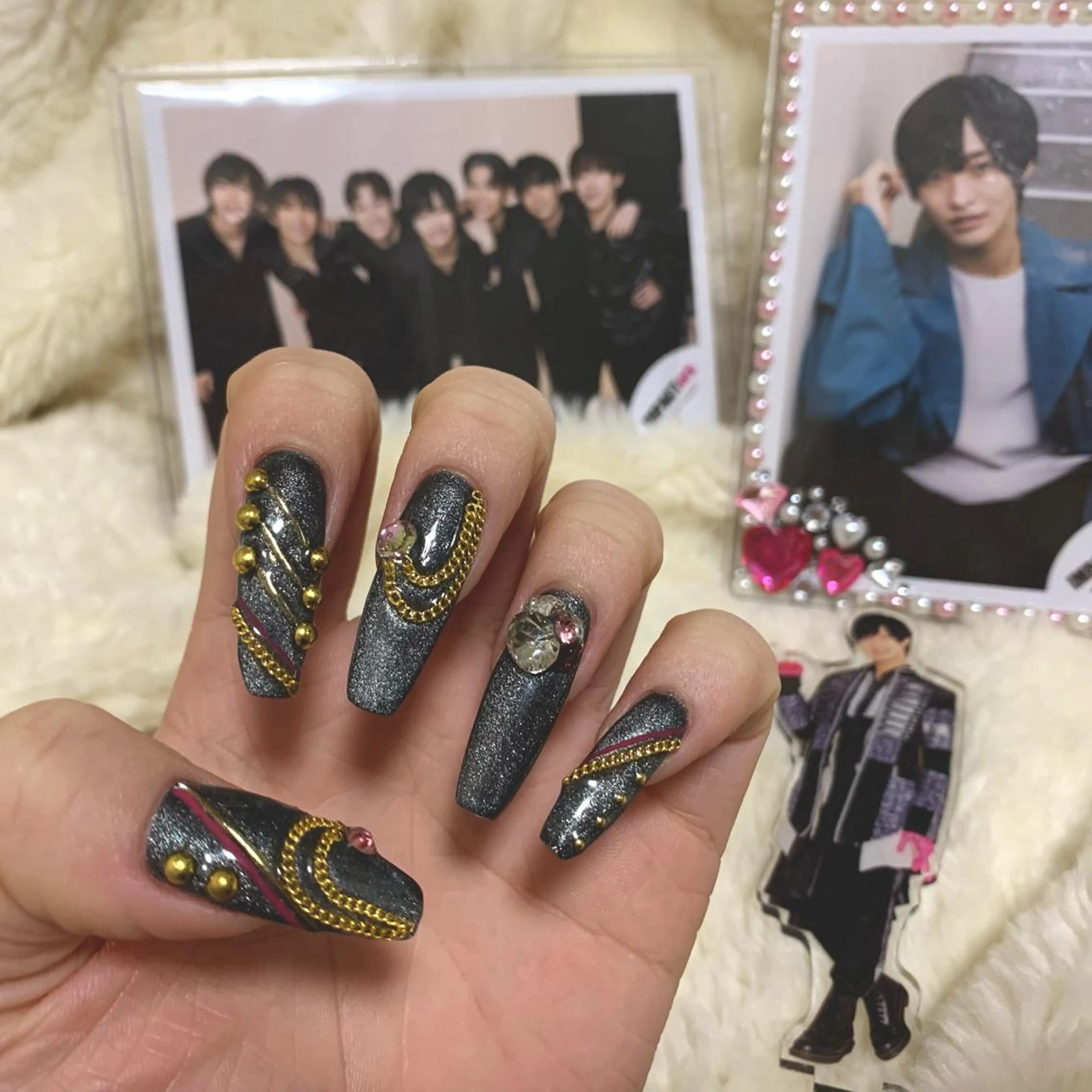 推し活ネイル【概念ネイル・イメージネイル】【衣装イメージ】【事前予約限定】の写真