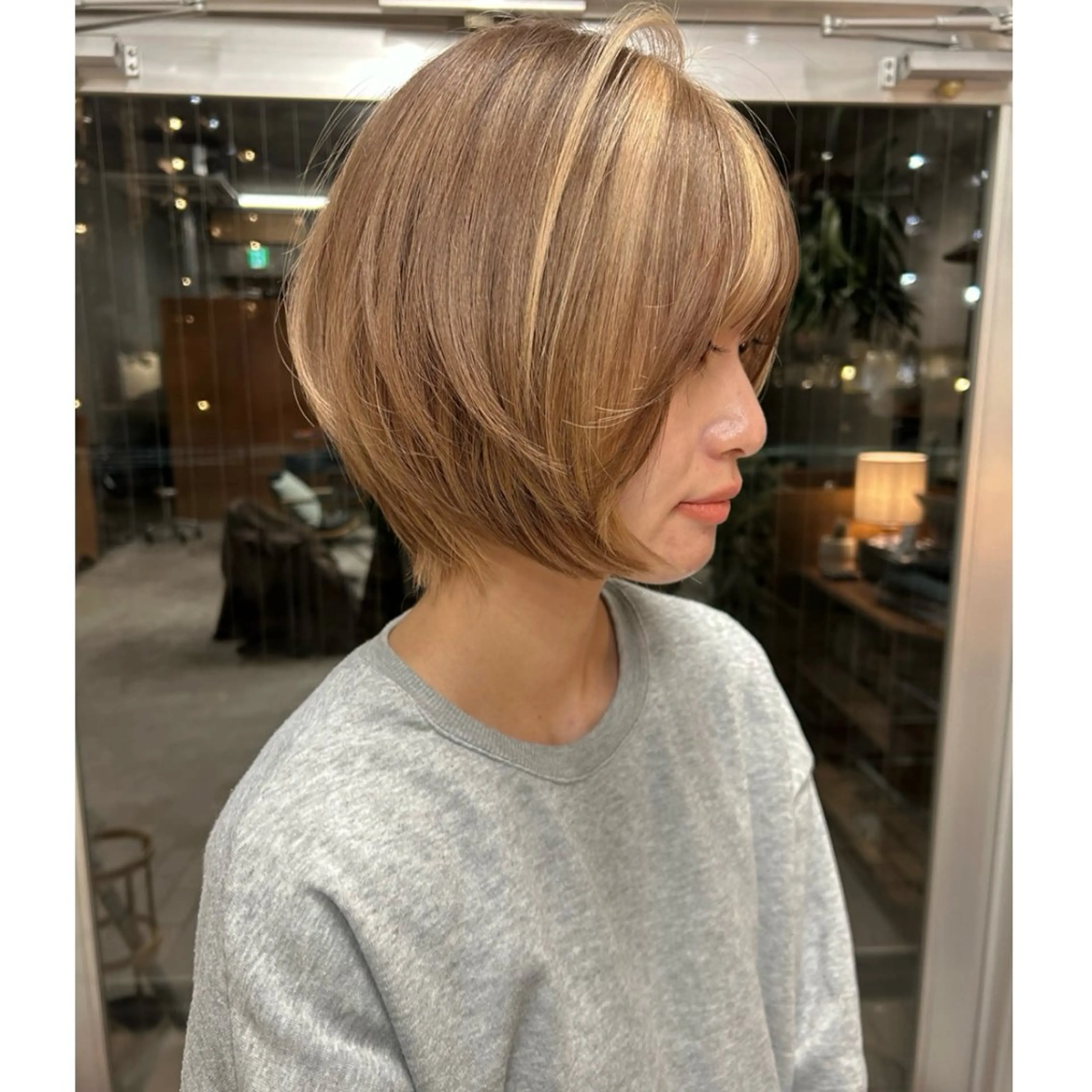 ショート カエデ🐬 カットカラーモデルのヘアスタイル