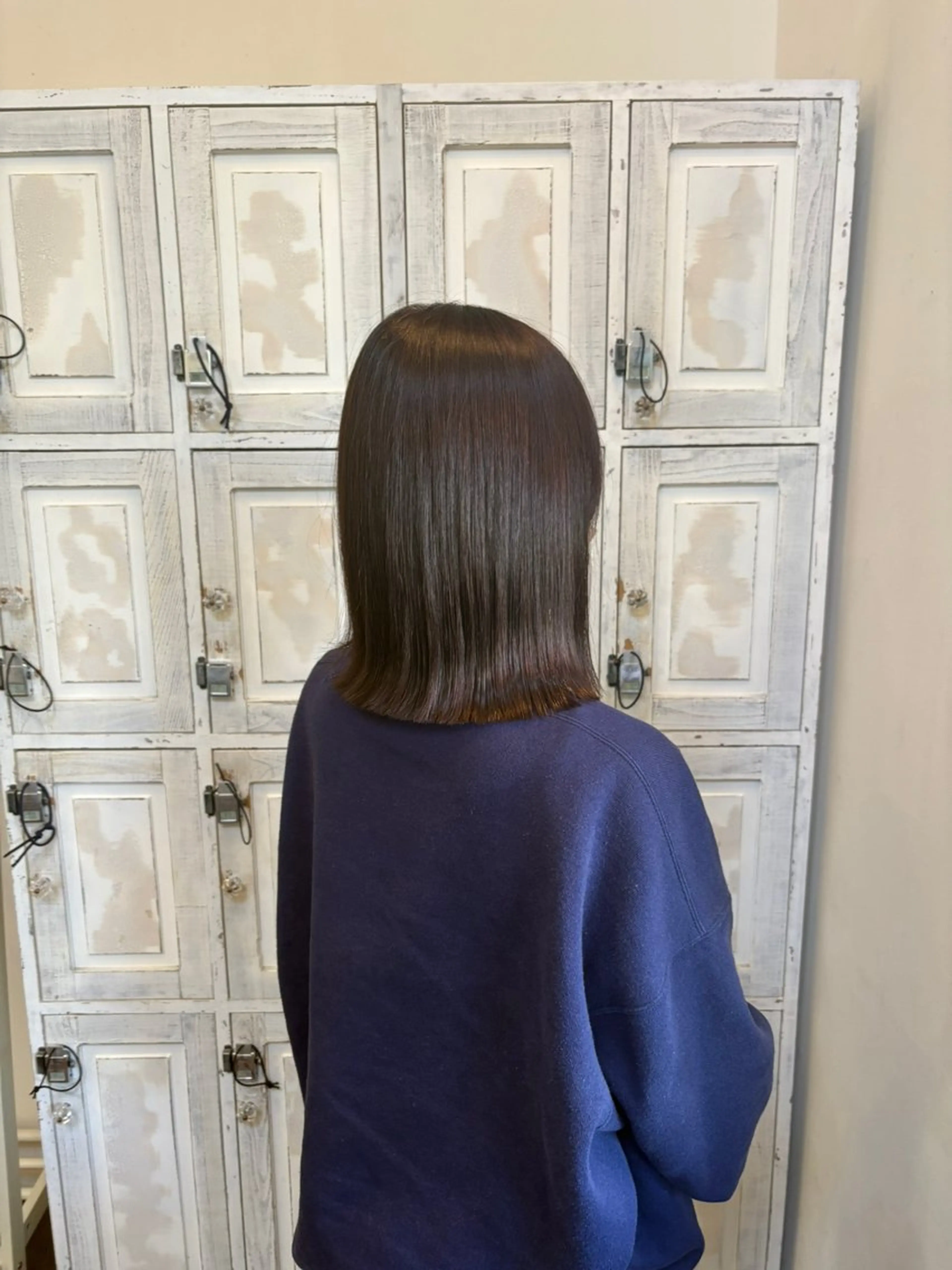 ミディアム ルプラボウ/中村潤菜 /ボブヘアのヘアスタイル