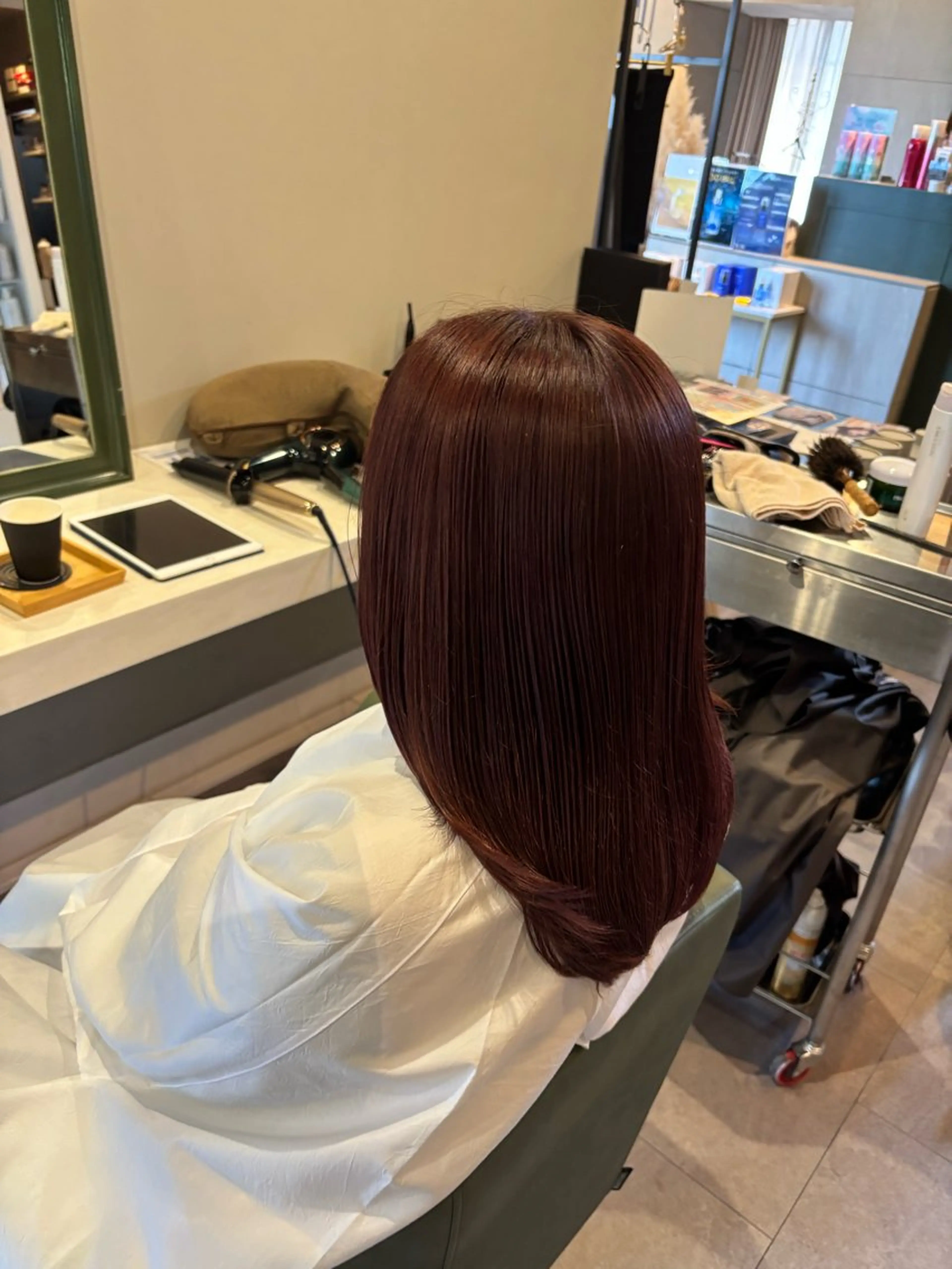 ミディアム カラー reciel / rinaのヘアスタイル