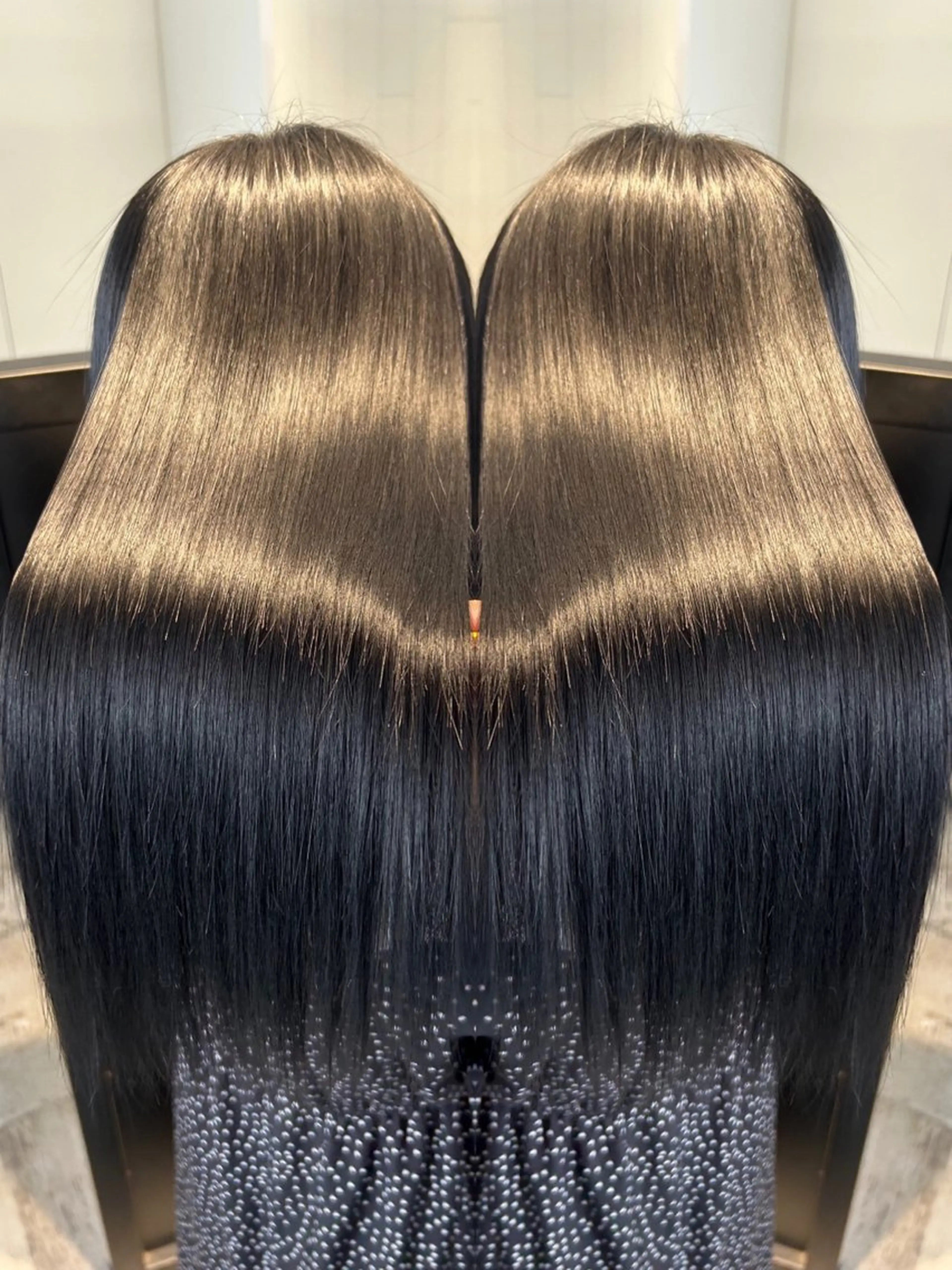 ロング カラー ヘアカラー 縮毛矯正 トリートメント 髪質改善ヘアエステ Soruhaのヘアスタイル