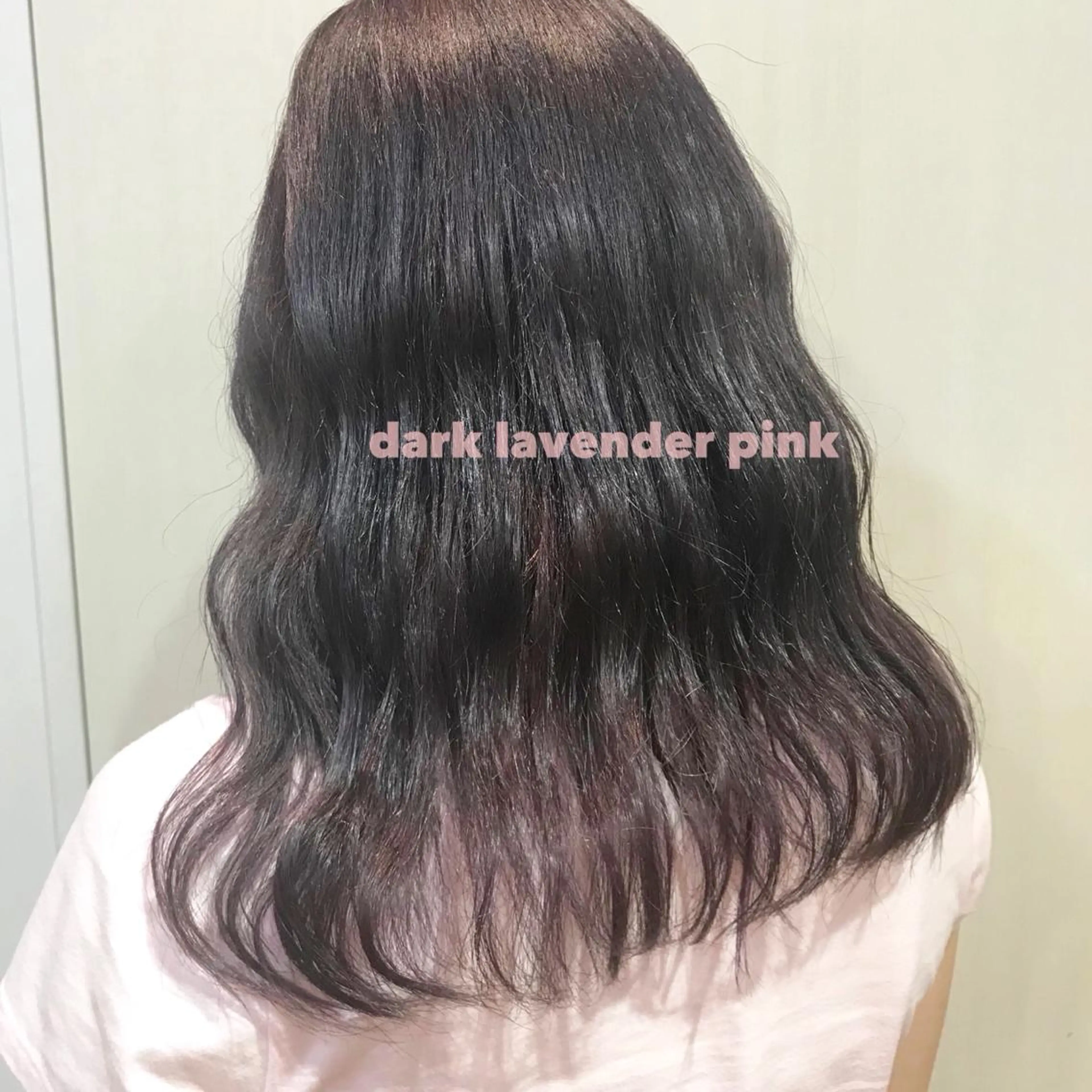 セミロング カラー ブリーチなしカラー ダブルカラーエクステのヘアスタイル