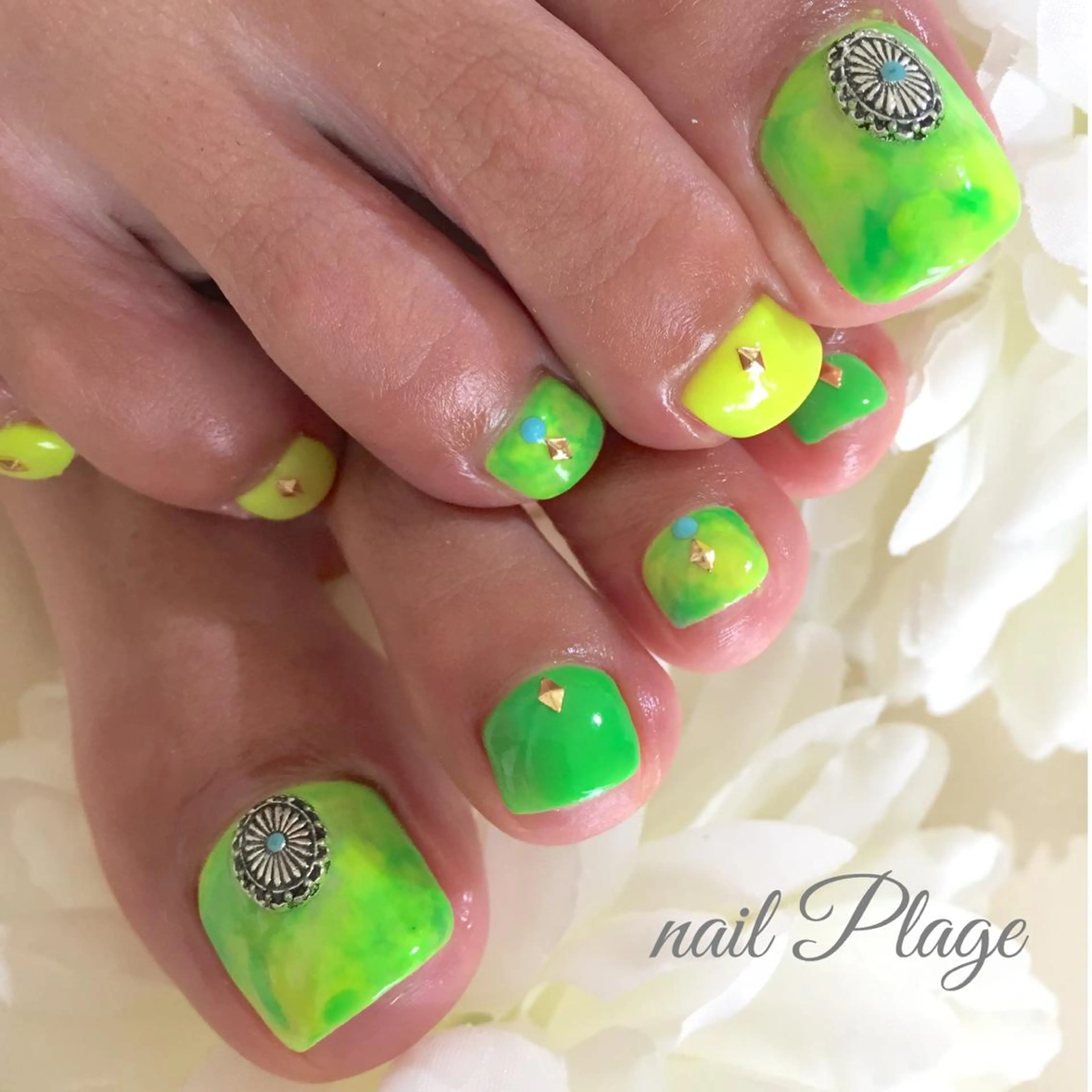 ネイル フットネイル nail Plage Imai kanaのネイルデザイン