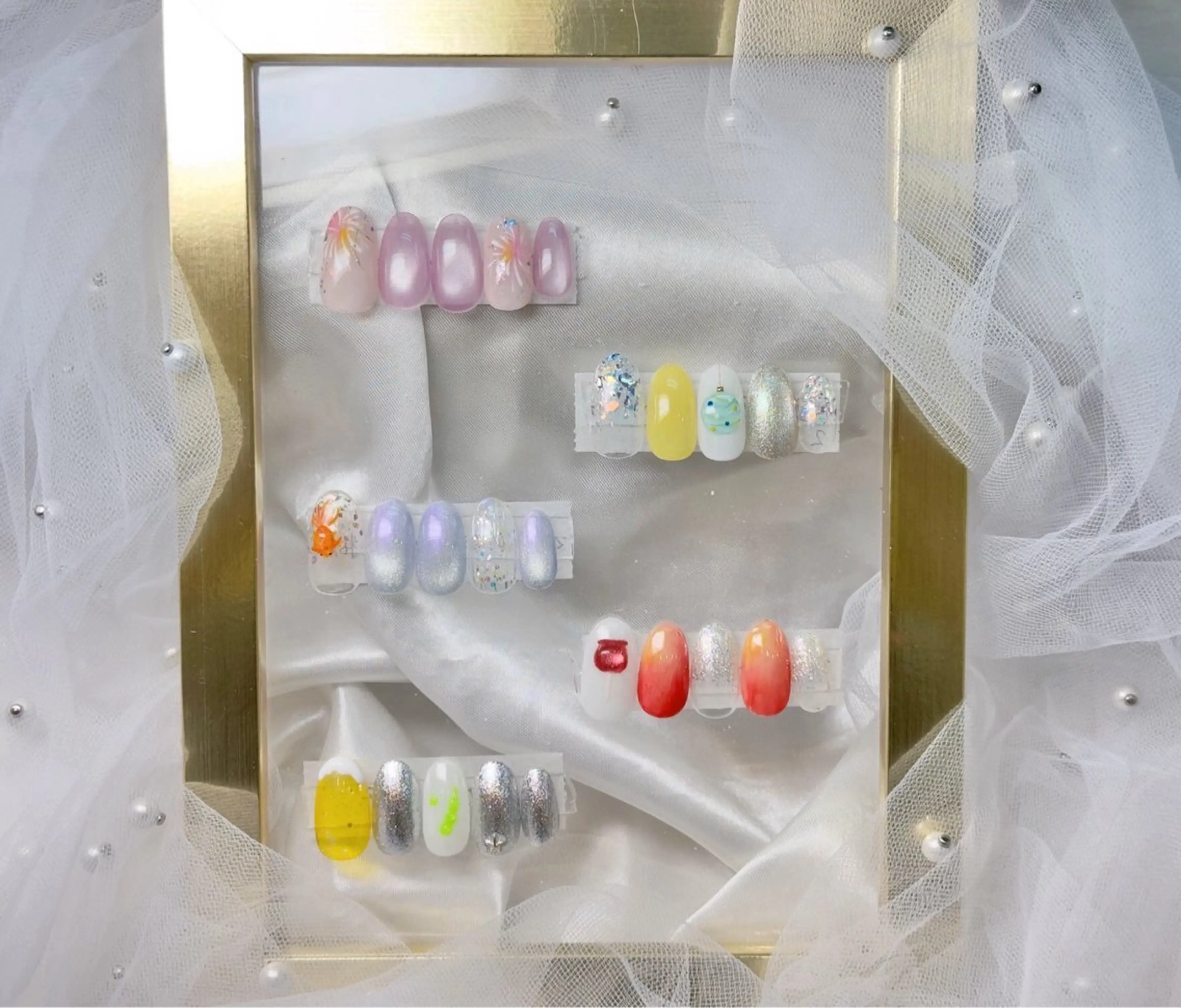 ネイル Queennail 北堀江Yumiのネイルデザイン