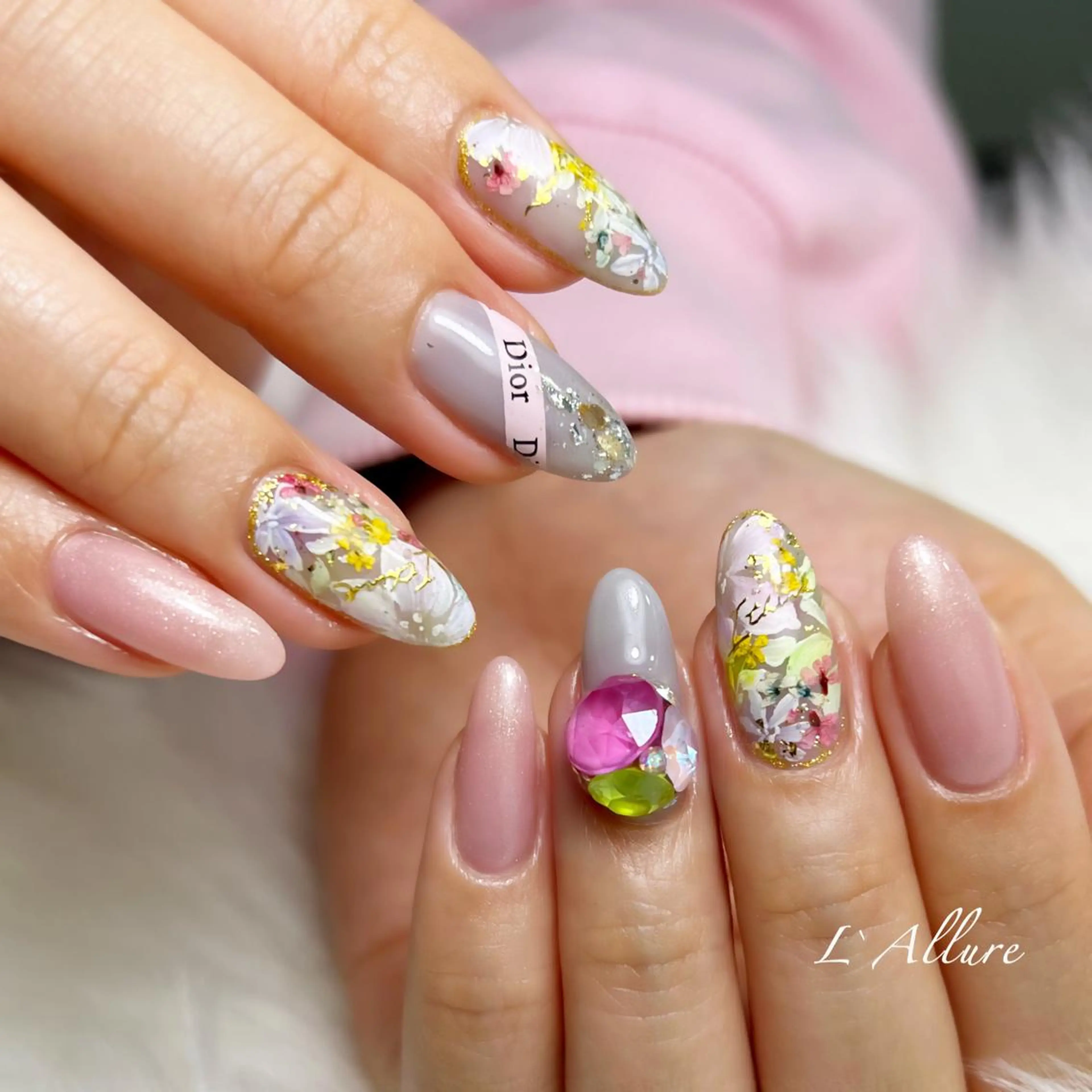 ハンド💅デザインコース（アート6本込み）オフなしの写真