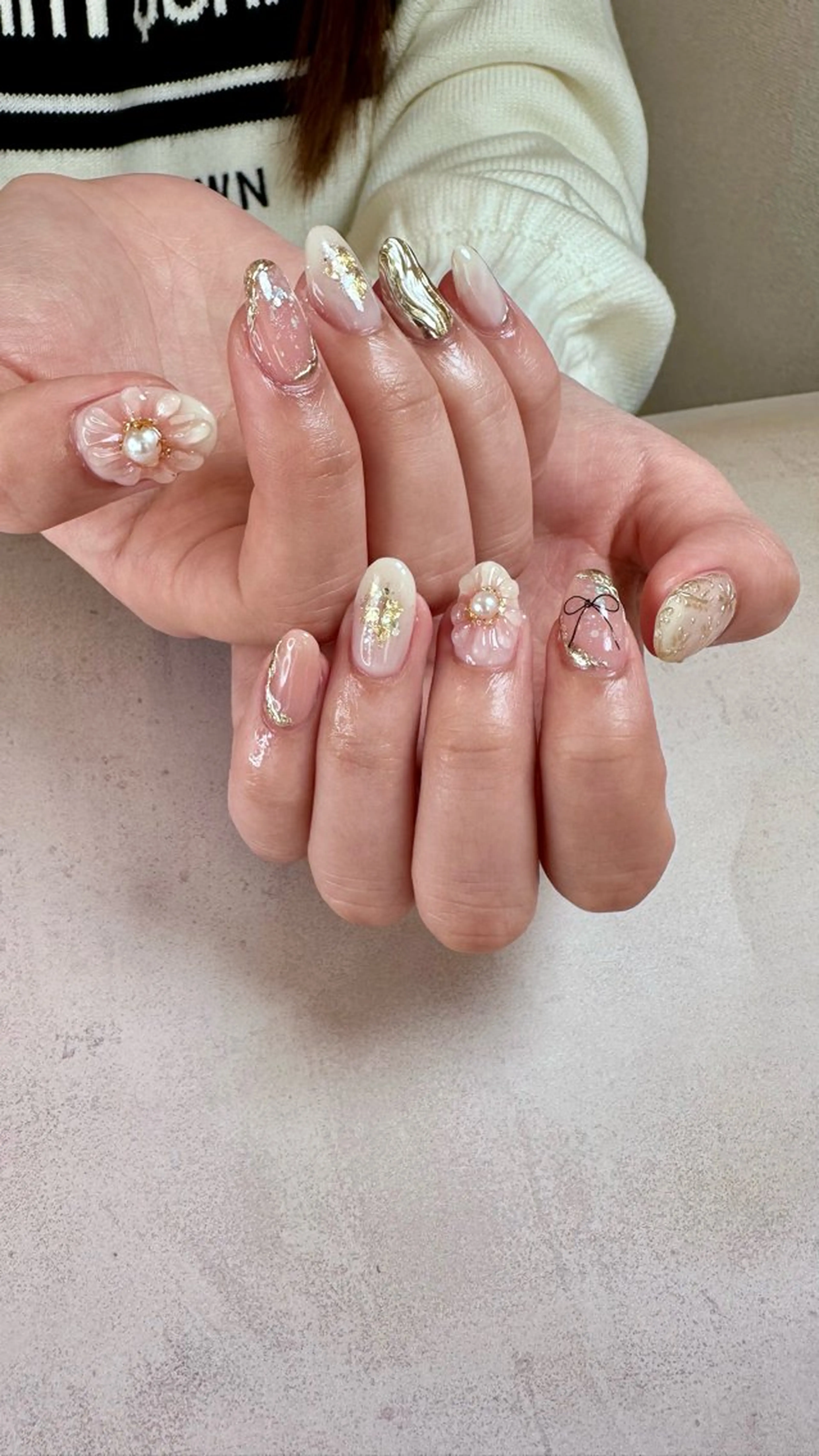 ネイル ニュアンスネイル ハンドネイル ハンドケア Atelier Ariのネイルデザイン