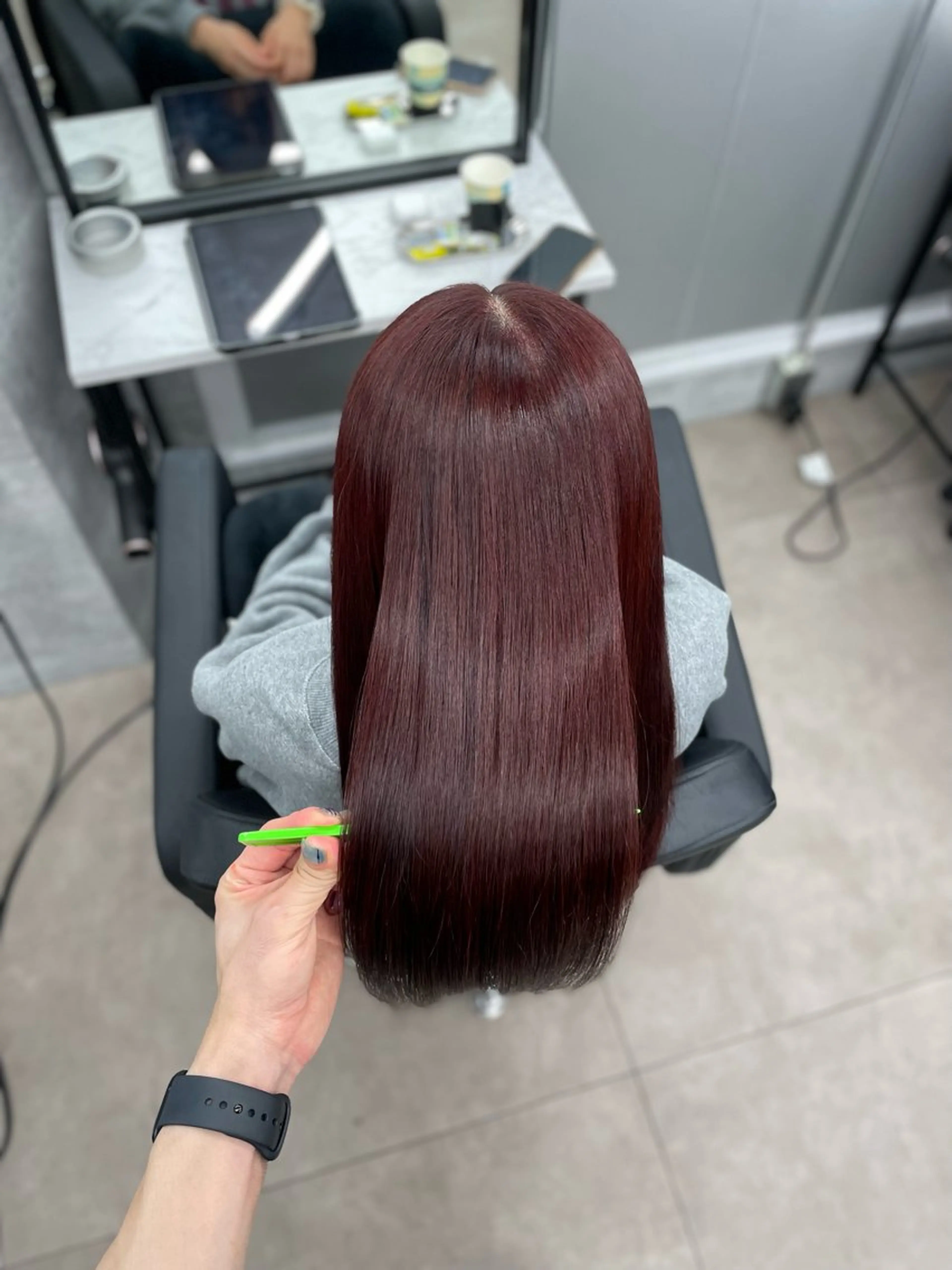 ロング カット ヘアカラー トリートメント CYNTHIADUE 店長｜ IRISUのヘアスタイル