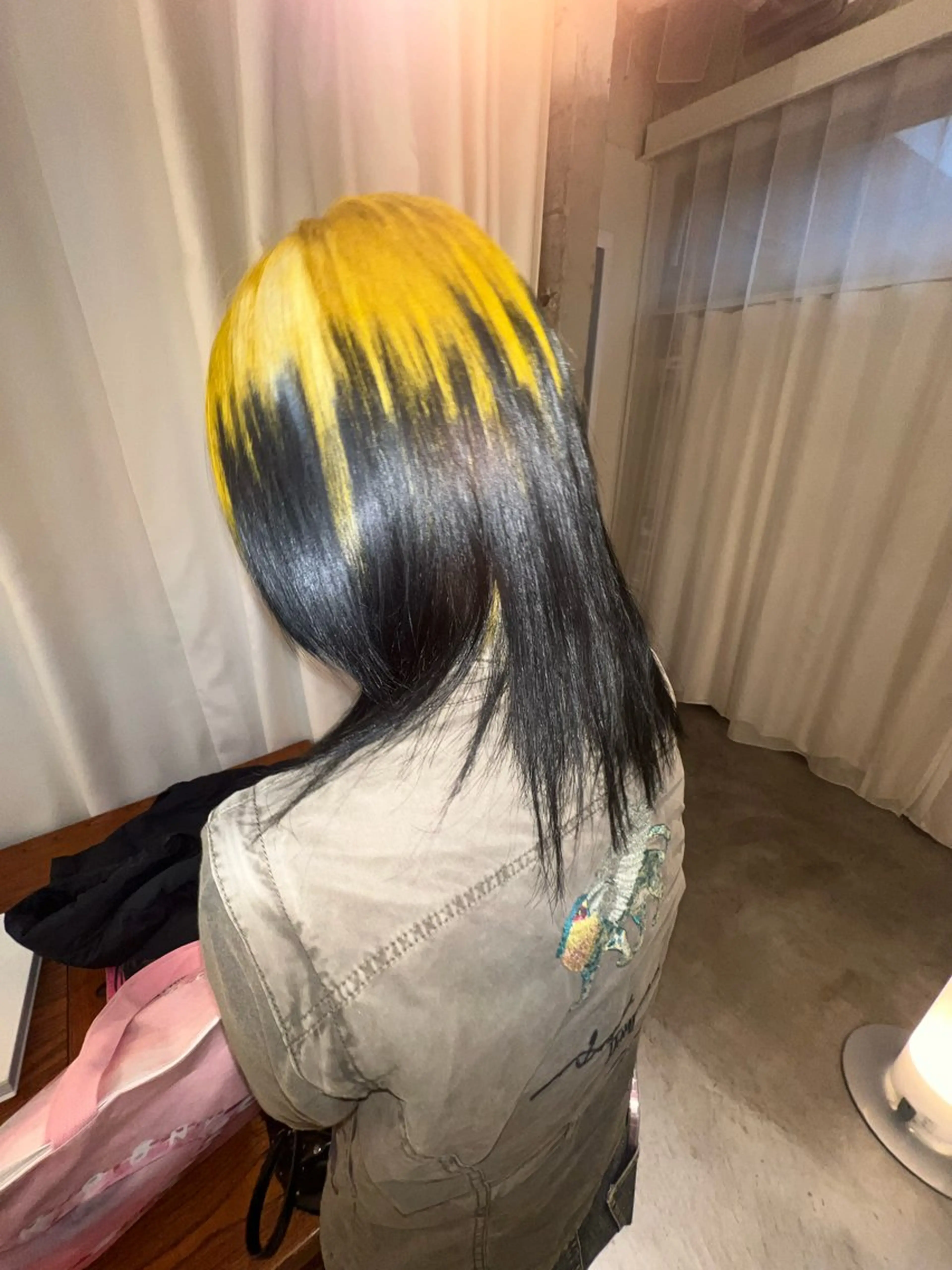 ロング カラー カット ヘアカラー haco＋所属・圧倒的デザイン力 店長🎨RENAのヘアスタイル