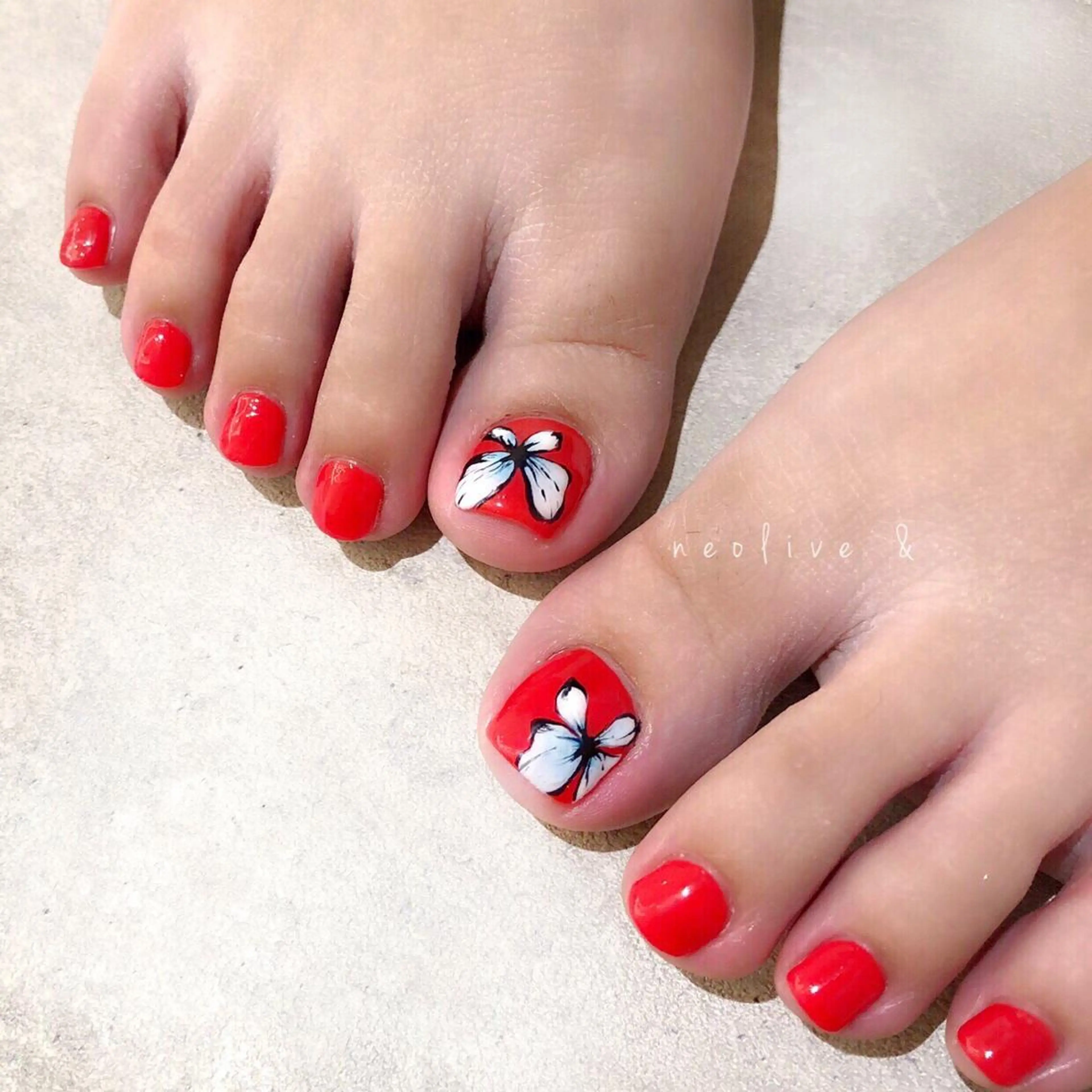 ネイル アートネイル 持ち込み フットネイル Yuriko Omi パラジェル/渋谷のネイルデザイン