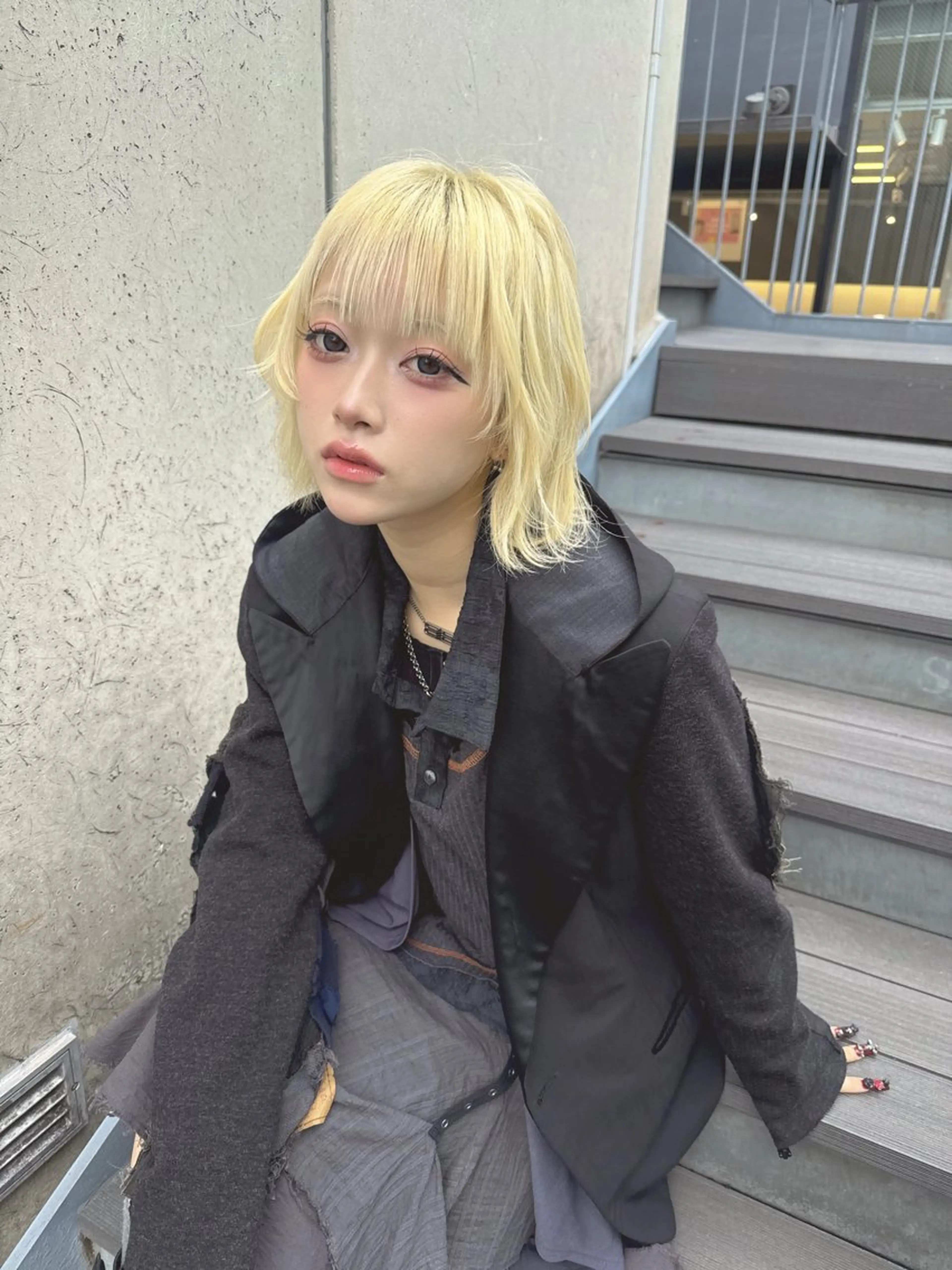 ショート カラー ブリーチ ブロンド ケアブリーチ 透明感カラー ハイトーンカラー カット ヘアカラー 💎透明感カラー特化 💎TAISEIのヘアスタイル