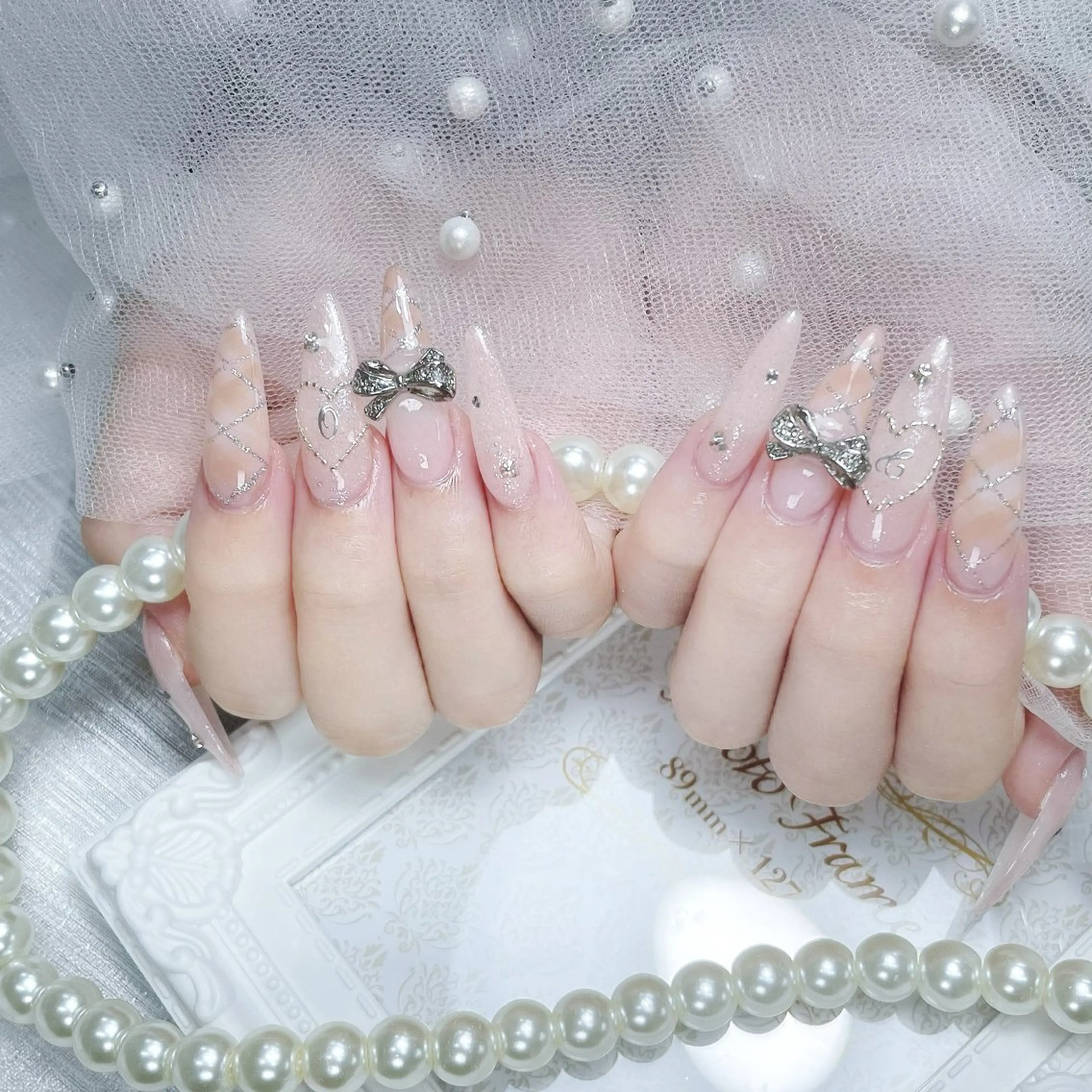 ネイル 韓国ネイル ロングネイル マグネットネイル シンプルネイル ワンホンネイル ハンドネイル JOSIE nail studioのネイルデザイン