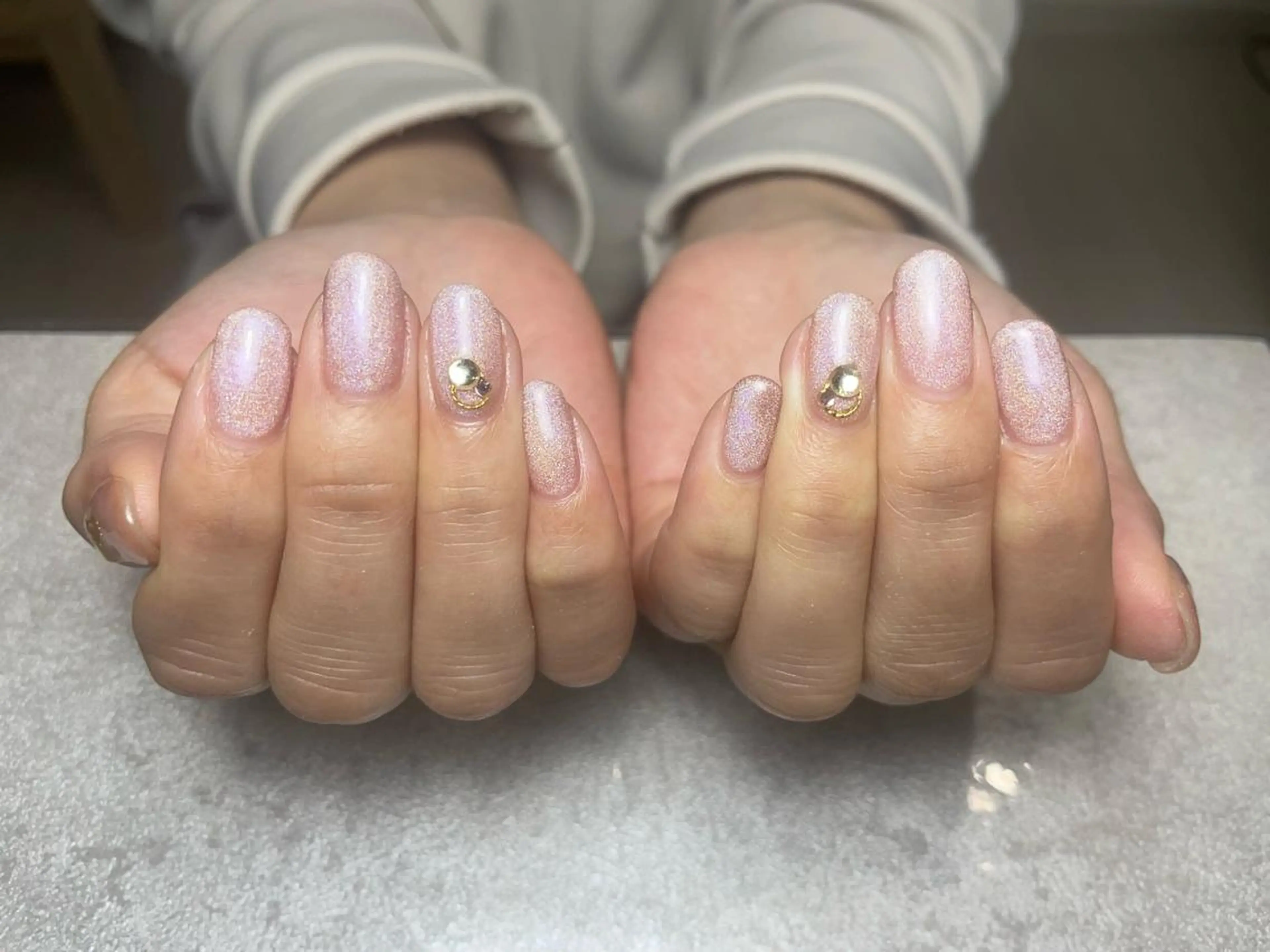 ネイル ジェルネイル キラキラネイル マグネットネイル ストーンネイル BLANC.nail yuuのネイルデザイン