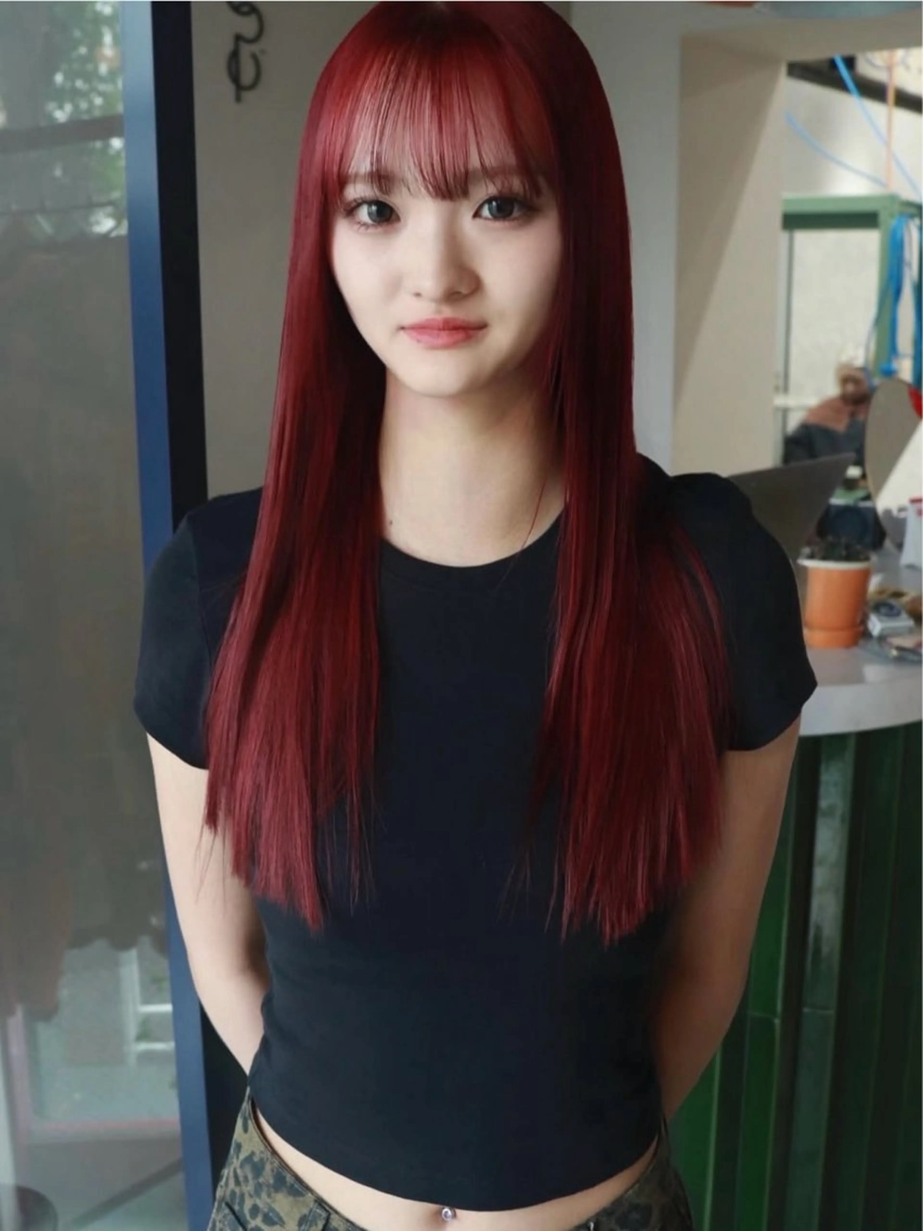 ロング カラー ヘアカラー トリートメント ヘアセット 🧡色落ちまで2度 楽しめる🧡ヨシキのヘアスタイル