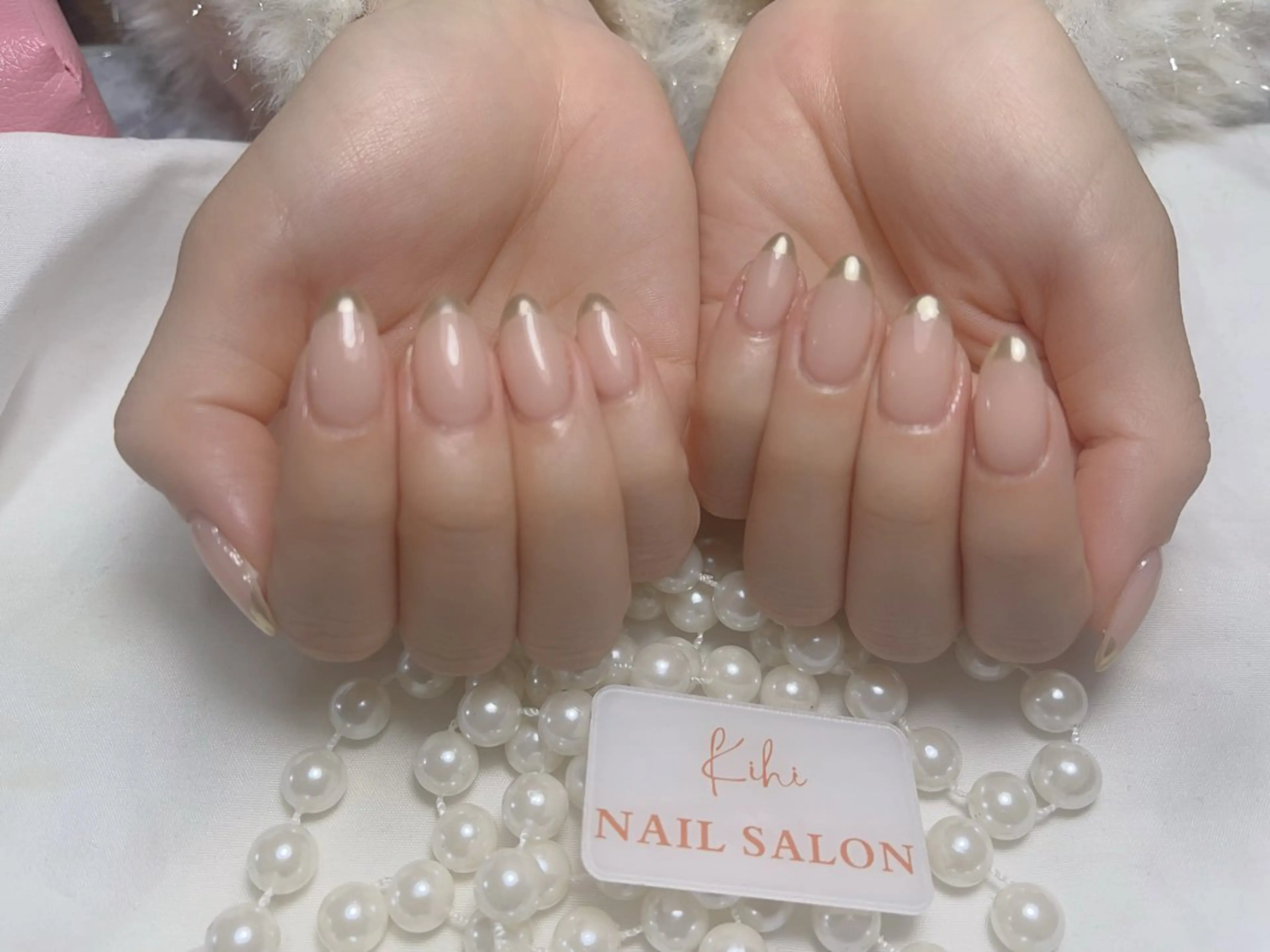 ネイル アートネイル フレンチネイル ジェルネイル グラデーション 韓国ネイル ハンドネイル 💕鈴木ユリ パラジェル/オフ無料のネイルデザイン