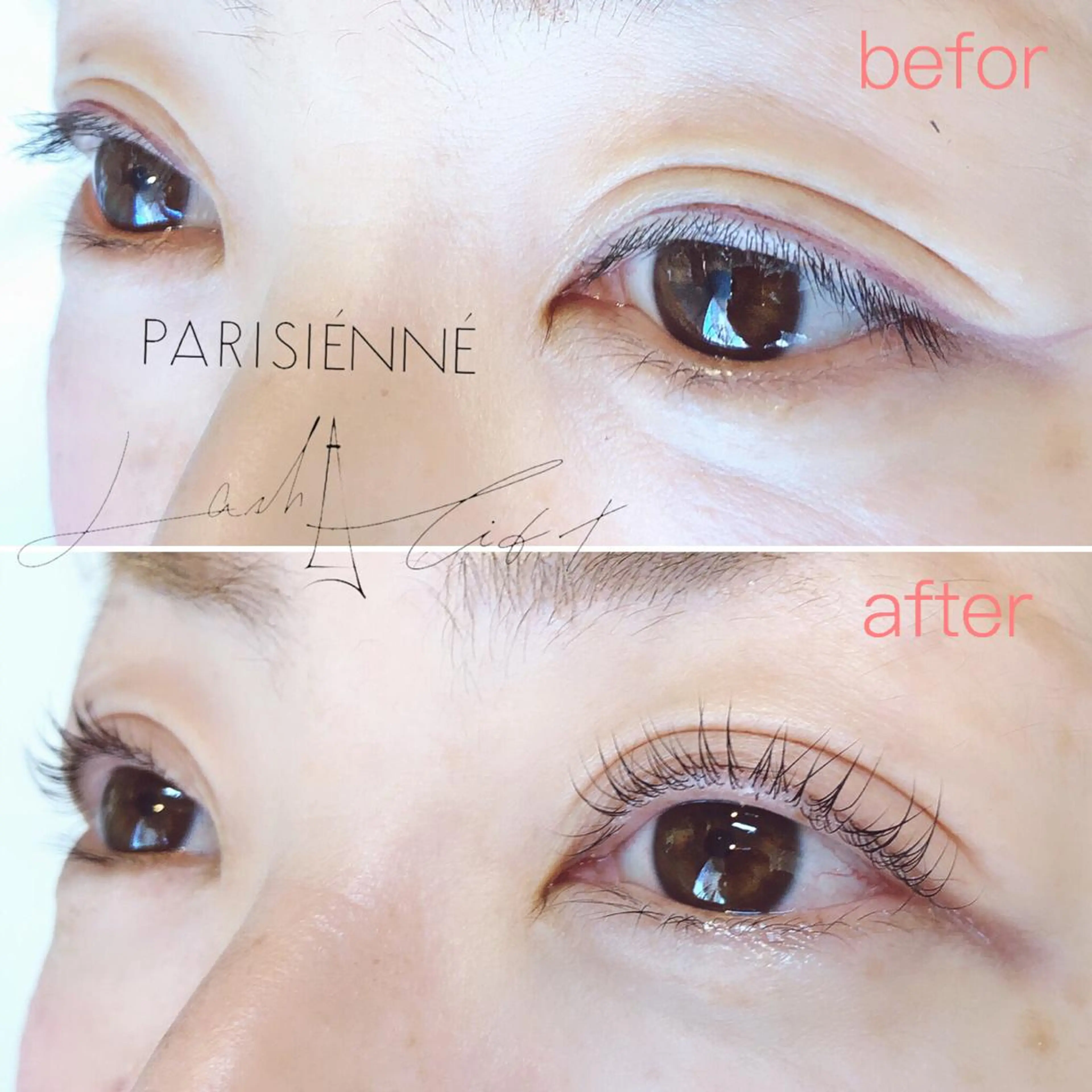 マツエク・マツパ パリジェンヌラッシュリフト tricot 藤元のマツエク・マツパデザイン