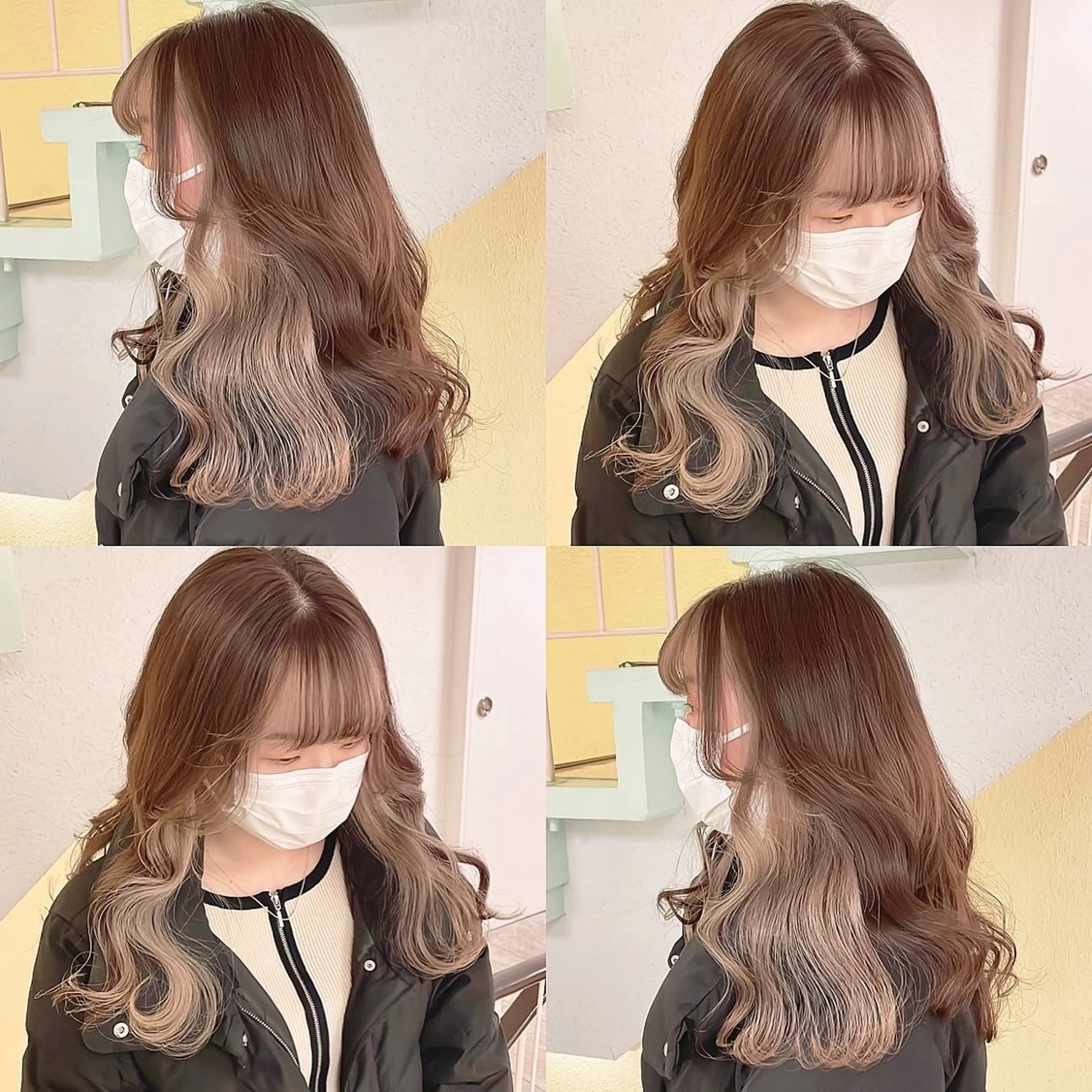 カラー ヘアカラー トリートメント 渋谷:インナーカラー ／🍒エリカ🍒のヘアスタイル