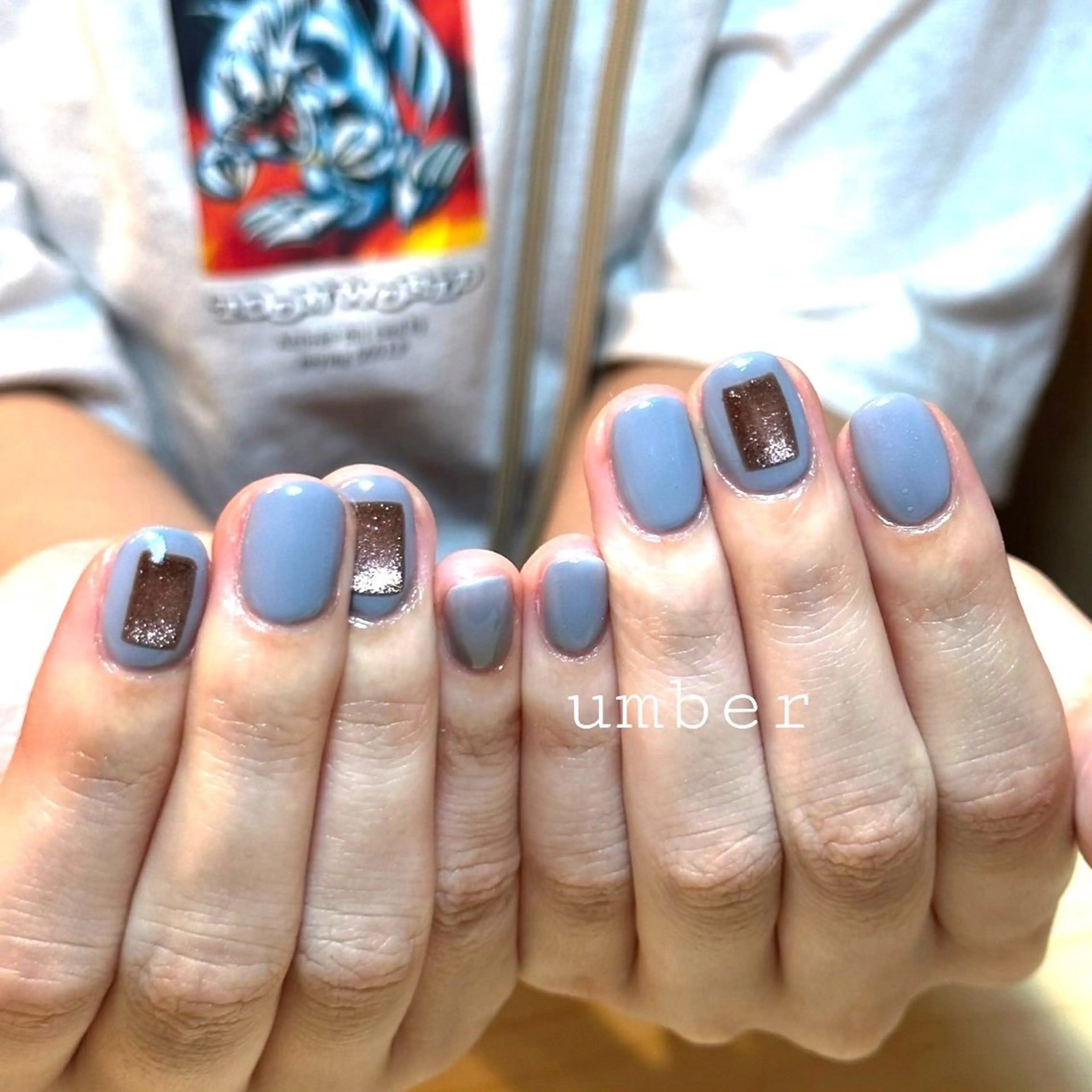ネイル ハンドネイル umber 三茶1分のネイルデザイン