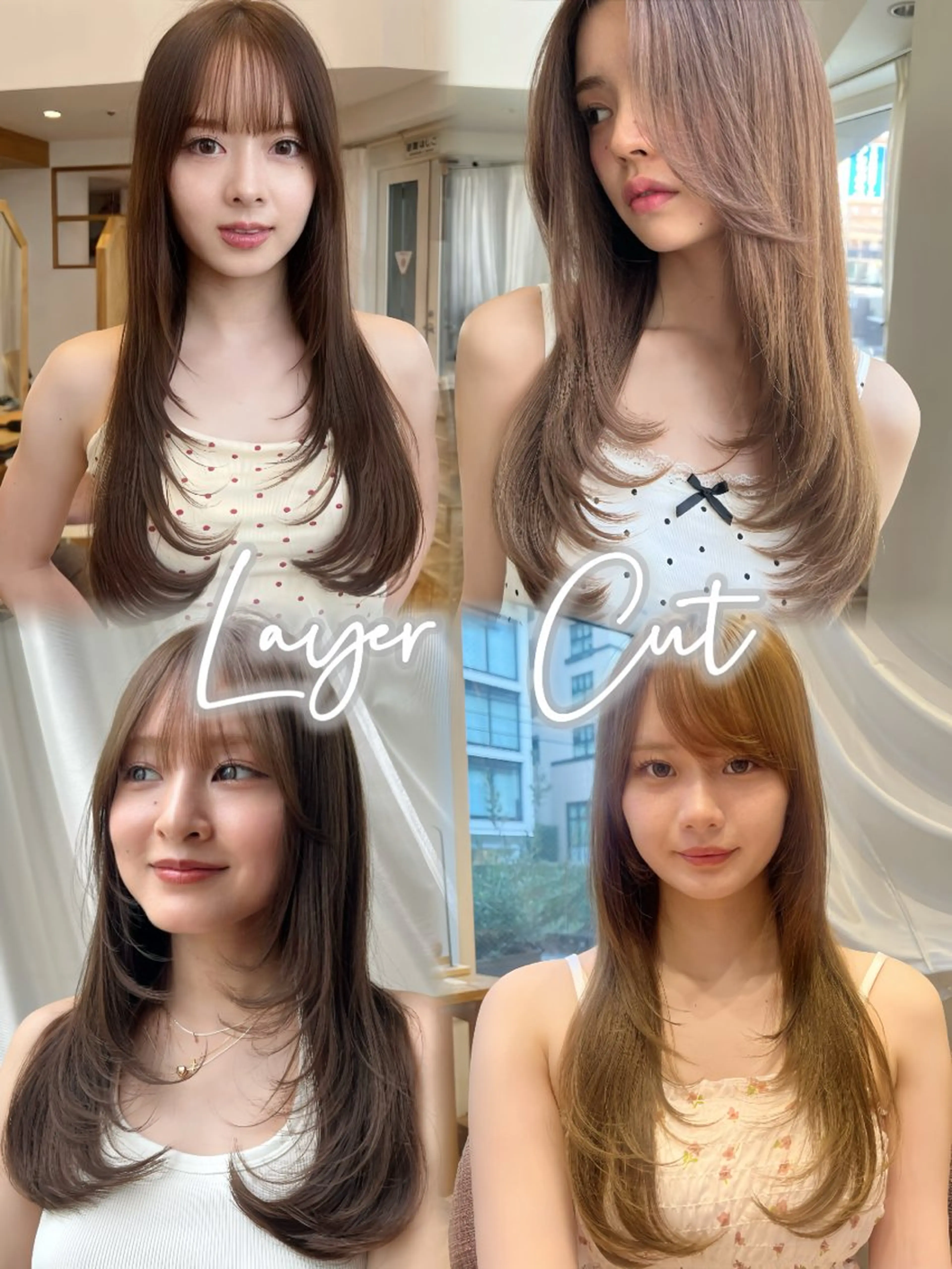 セミロング カット ヘアカラー トリートメント 望月威吹/表参道/レ イヤー/似合わせのヘアスタイル