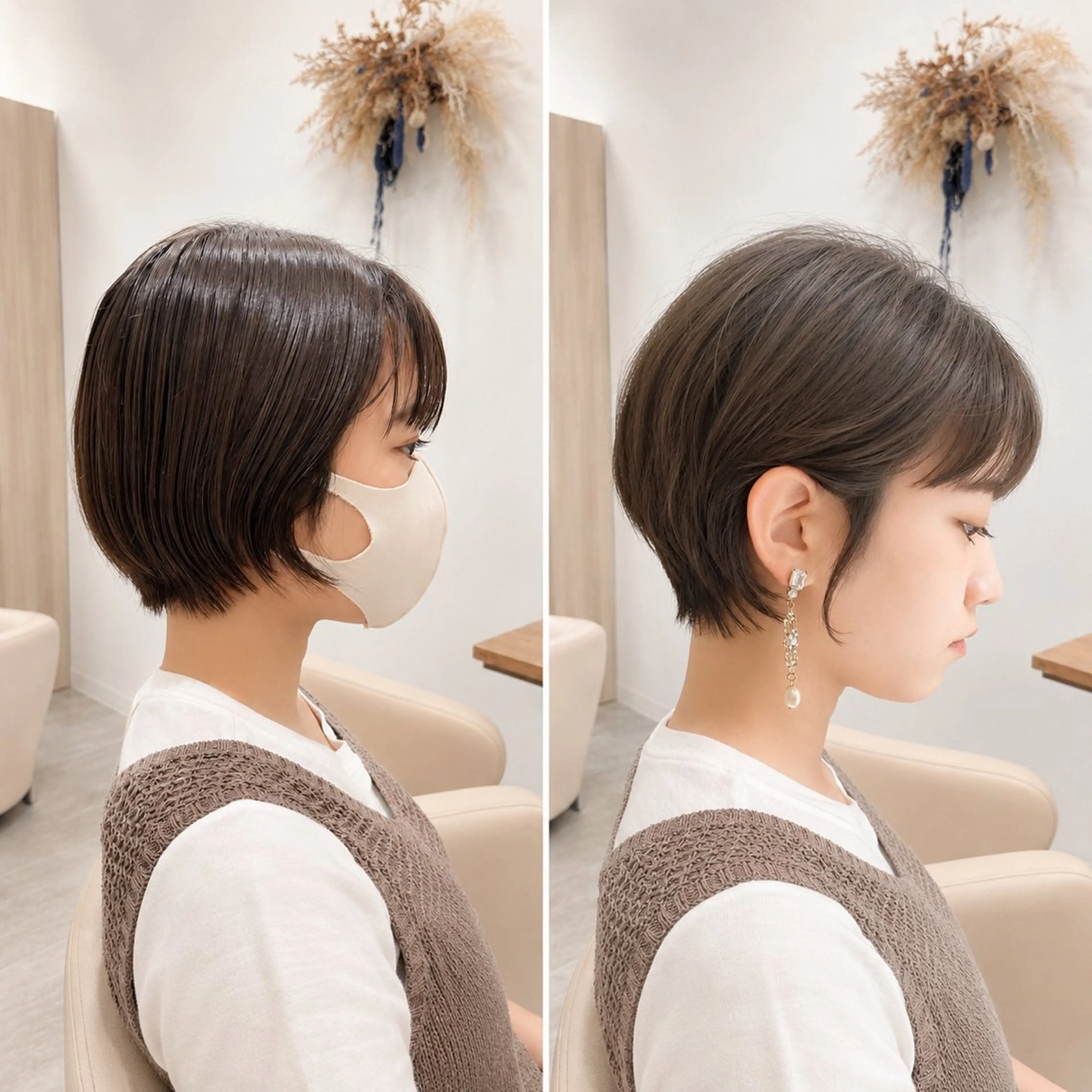 ショート カット ヘアカラー トリートメント ヘッドスパ 渡邉 顕幸のヘアスタイル