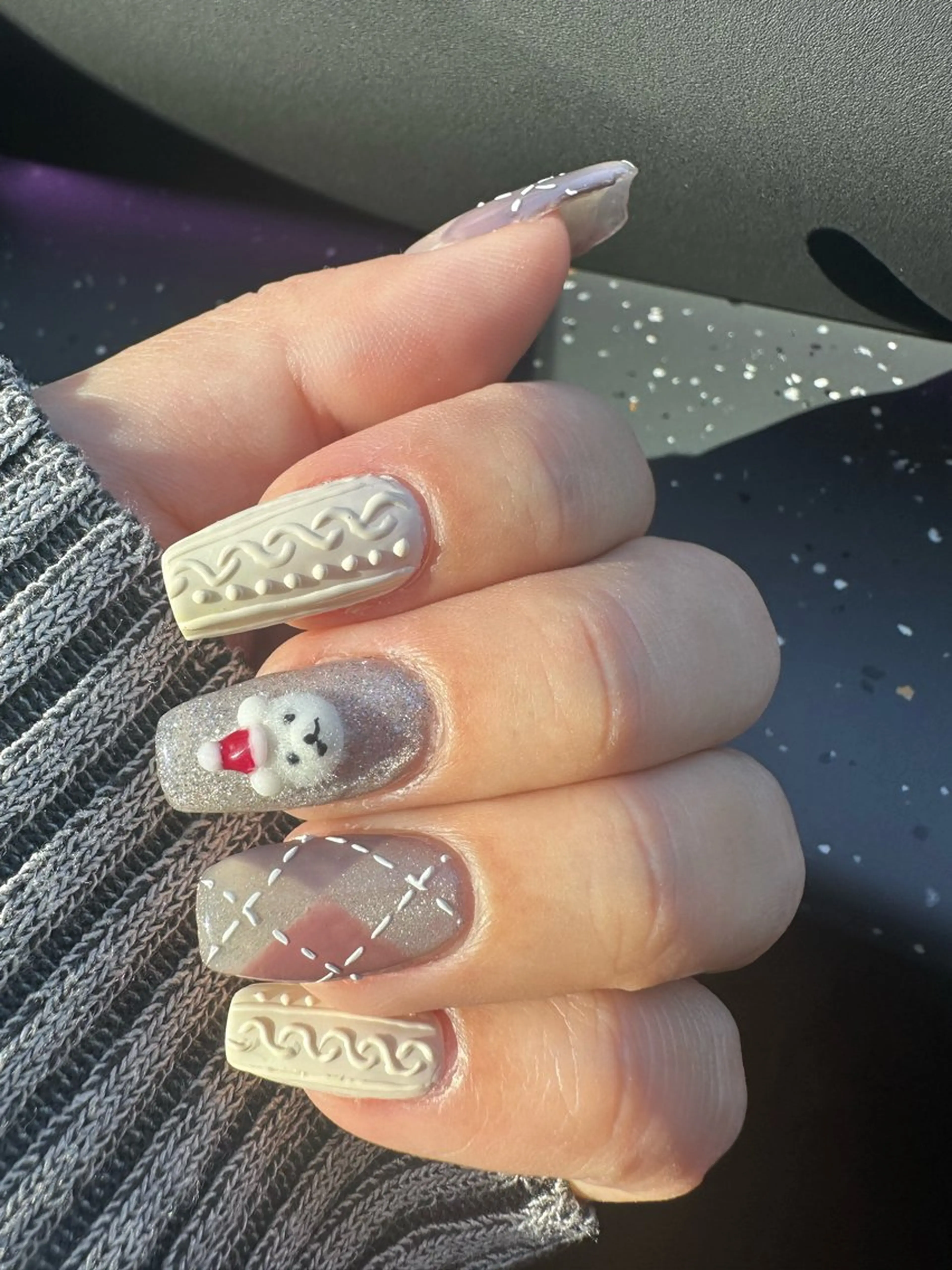 ネイル 冬ネイル クリスマス ネイルルーム103 マイコのネイルデザイン