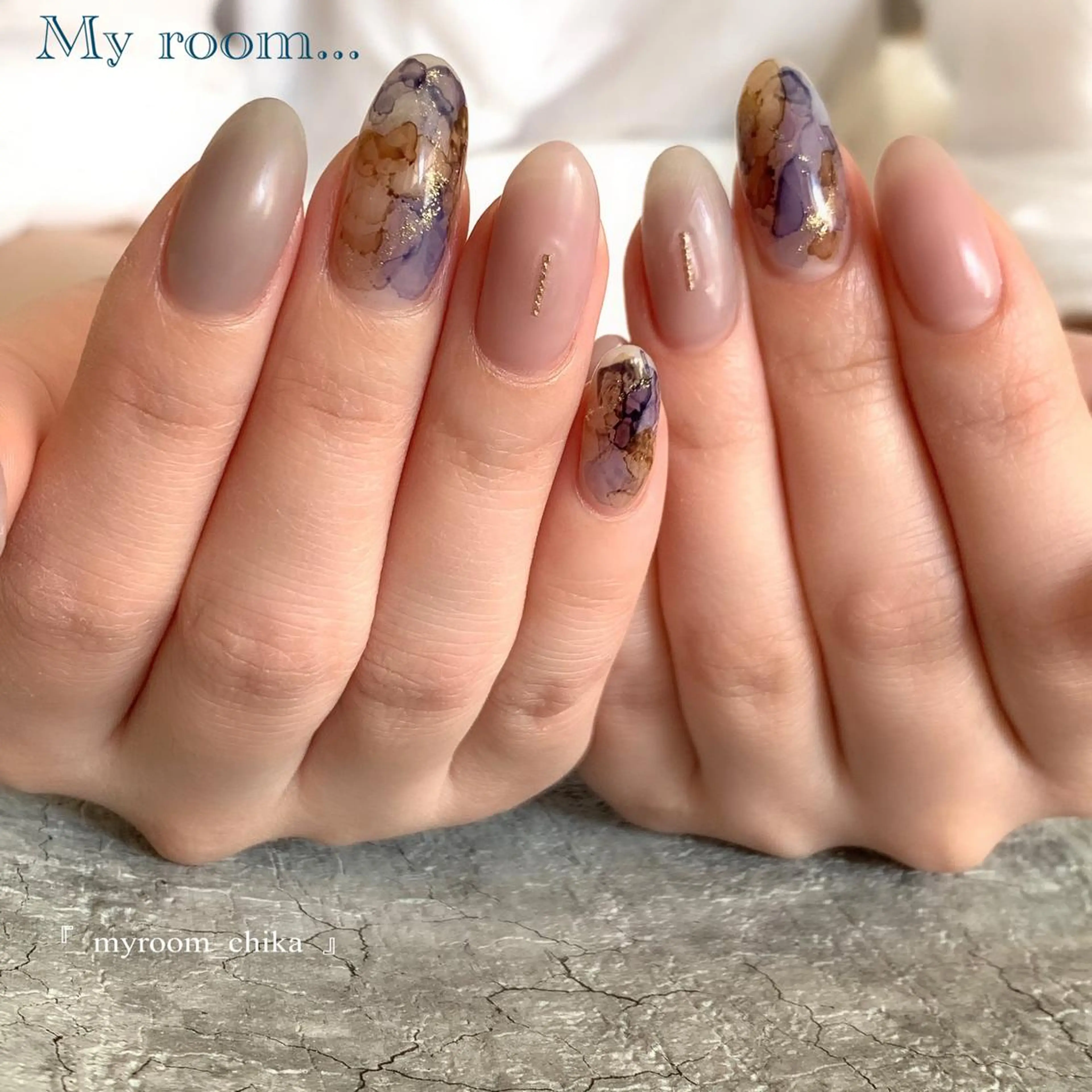 ネイル ワンカラーネイル Amua.facial salon所属・ネイル・ハーブ Amua.新宿御苑のエステ・リラクイメージ