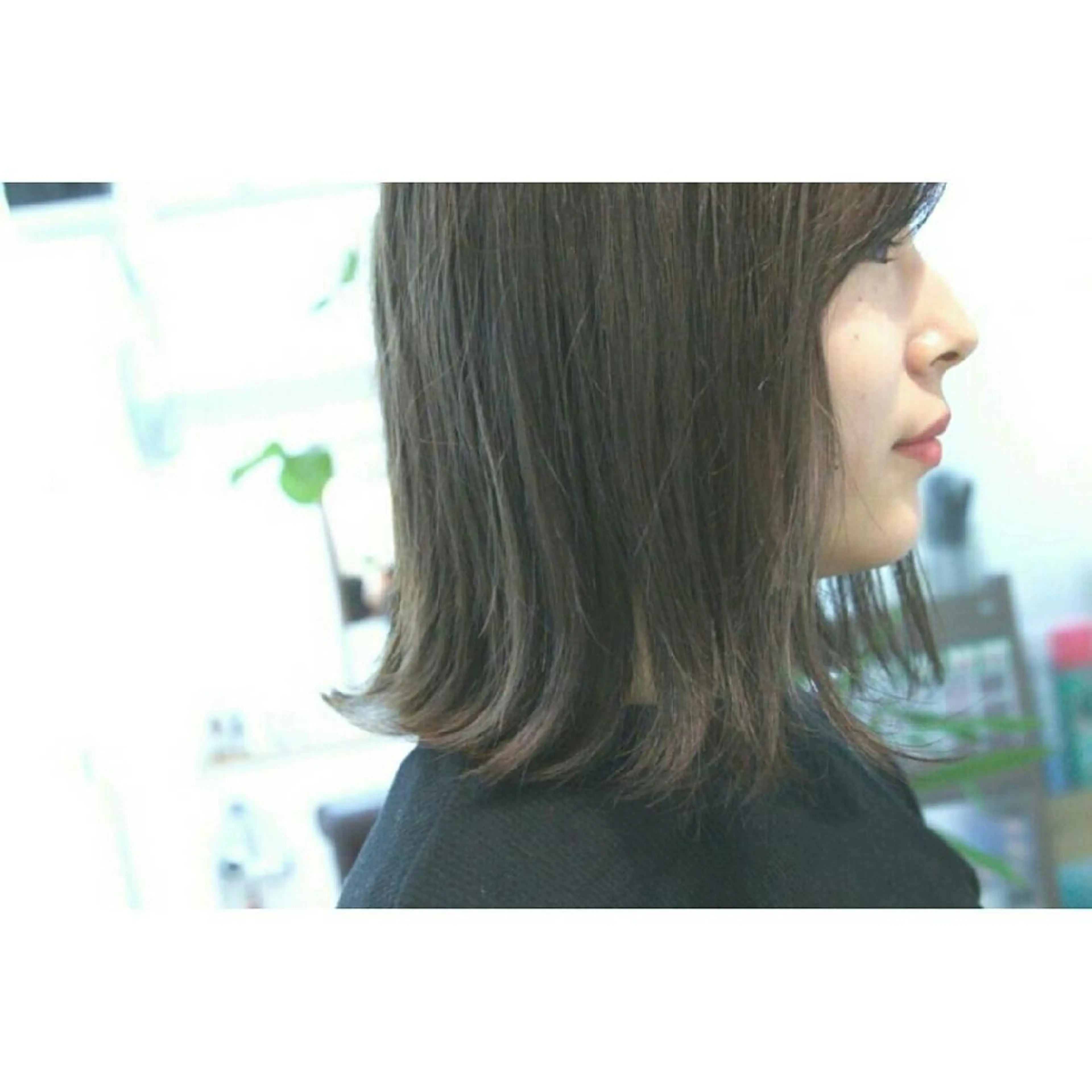 カラー クニモトハルナ ボブ/柔らかカラーのヘアスタイル