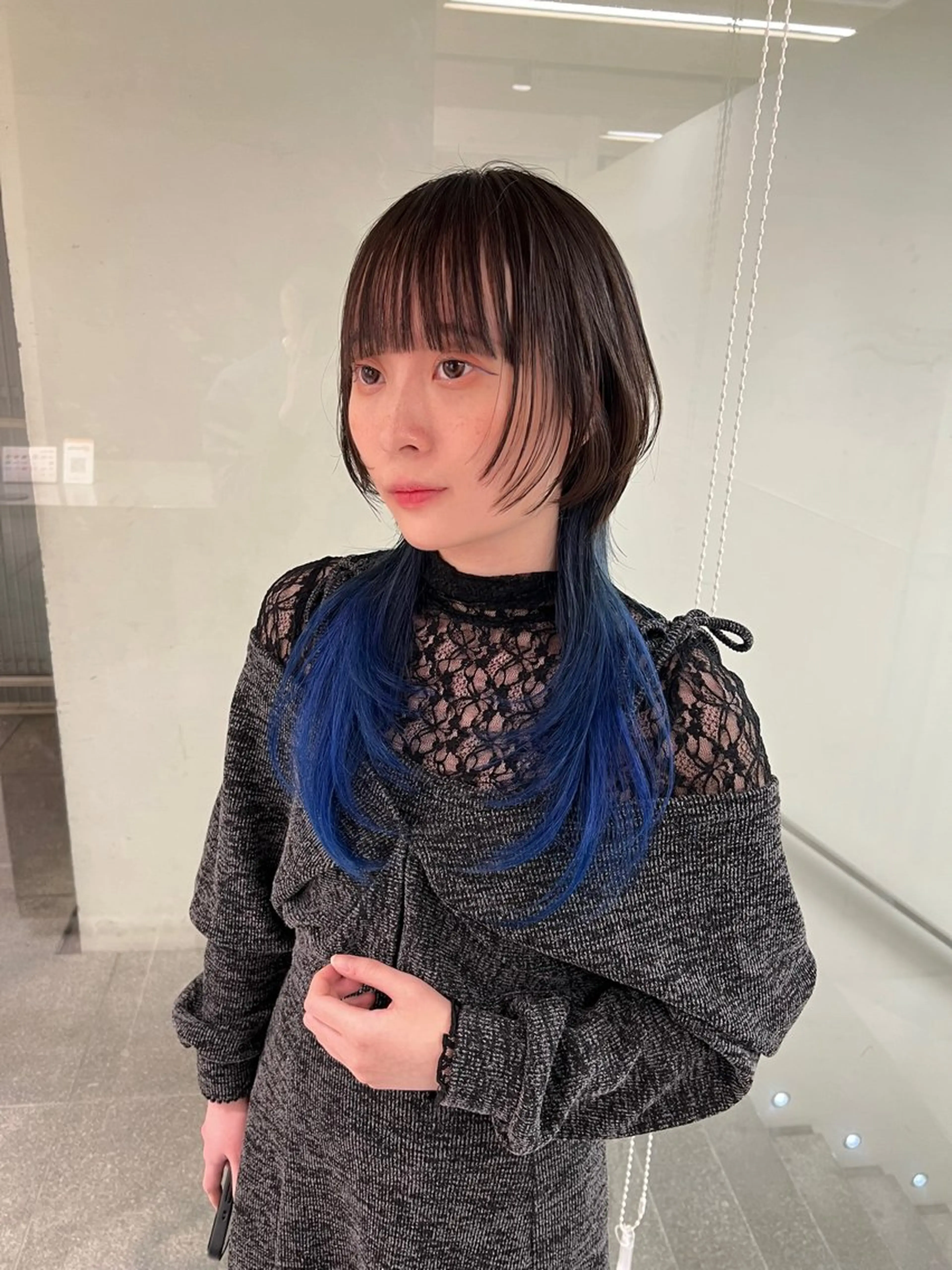 ロング カラー デザインカラー レイヤーカット カット ヘアカラー トリートメント TOMOYA/ ショート、レイヤーのヘアスタイル