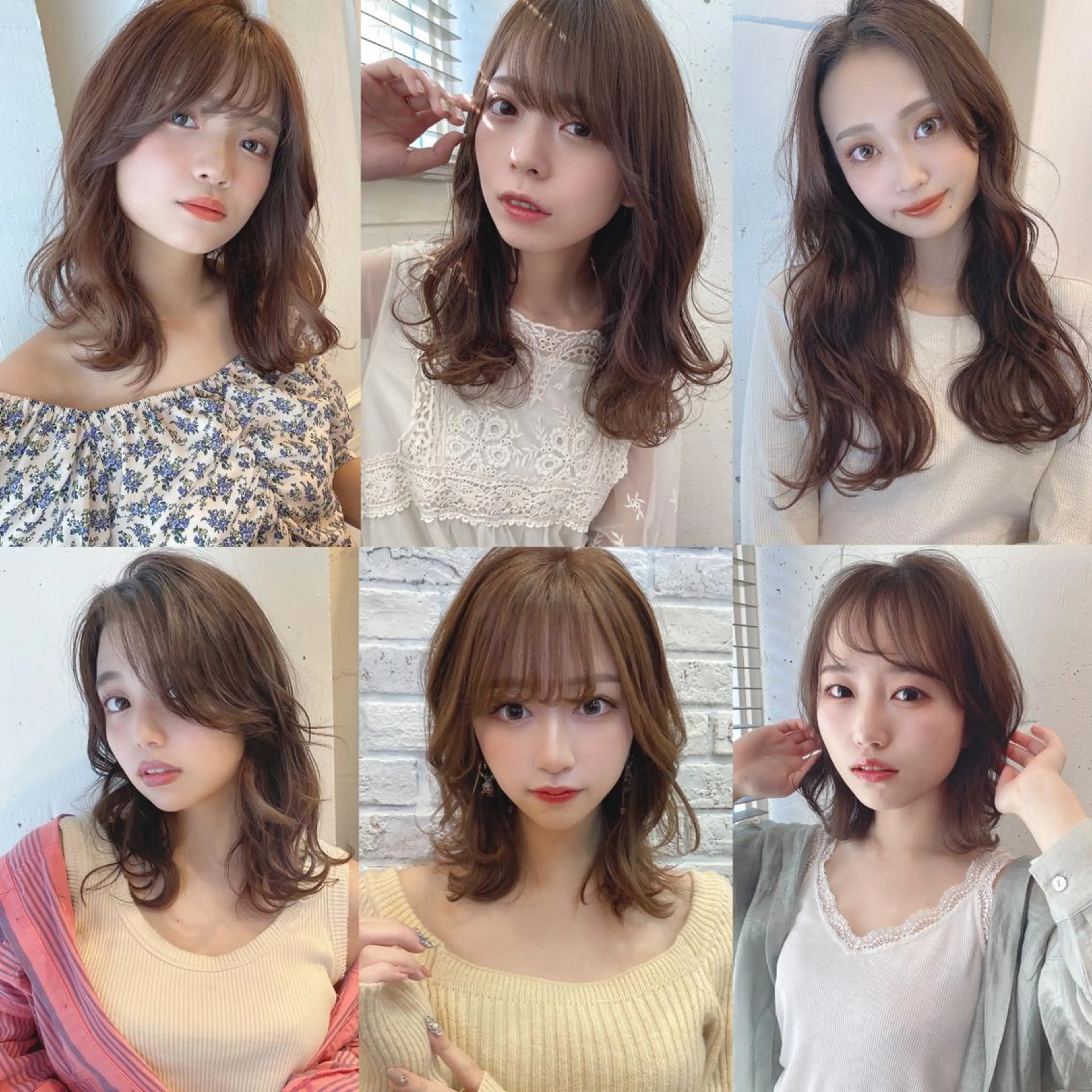 セミロング カラー ヘアアレンジ 具志 正太のヘアスタイル