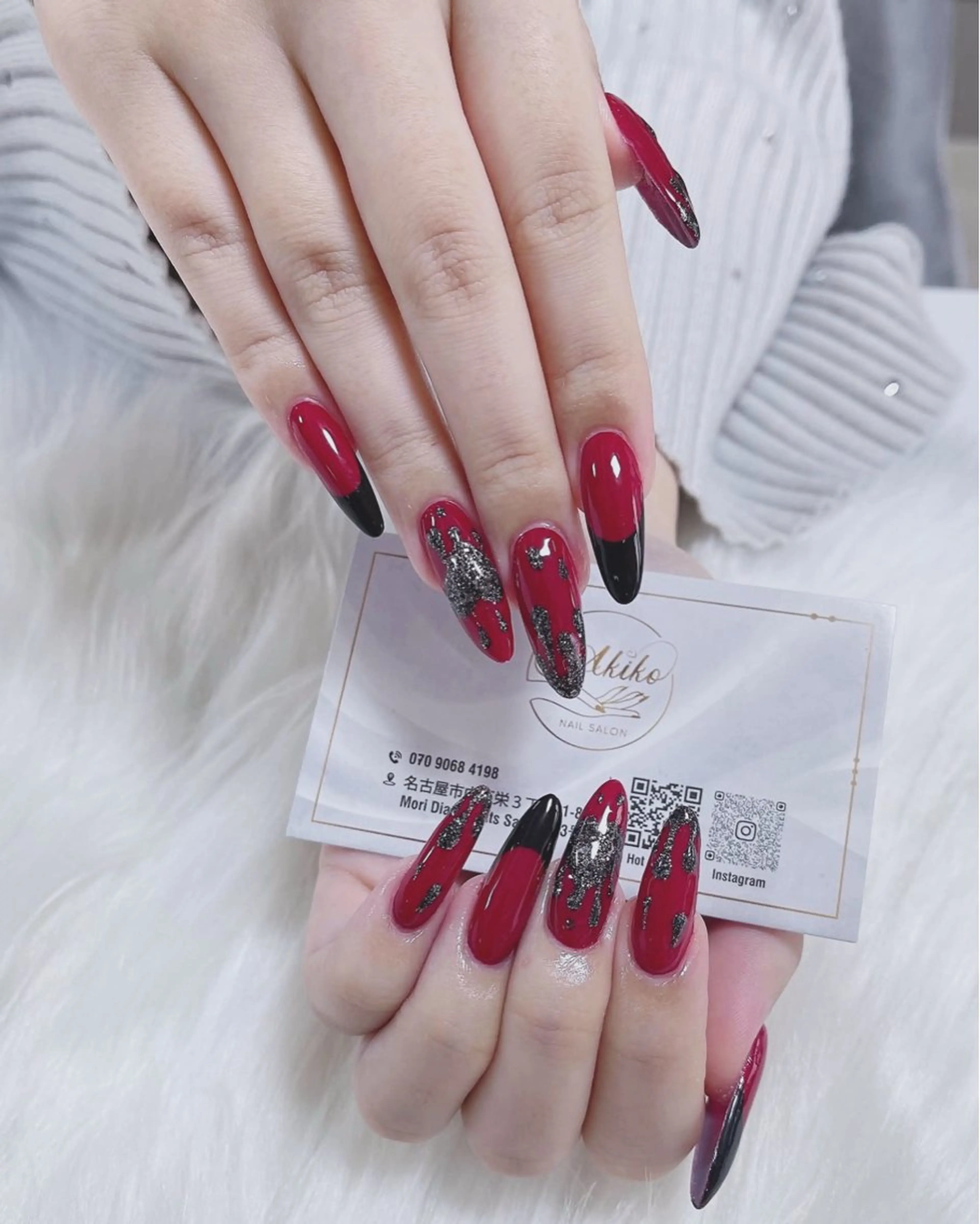 ネイル フットネイル ジェルネイル 韓国ネイル マグネットネイル 持ち込み AKIKO ネイルサロンのネイルデザイン