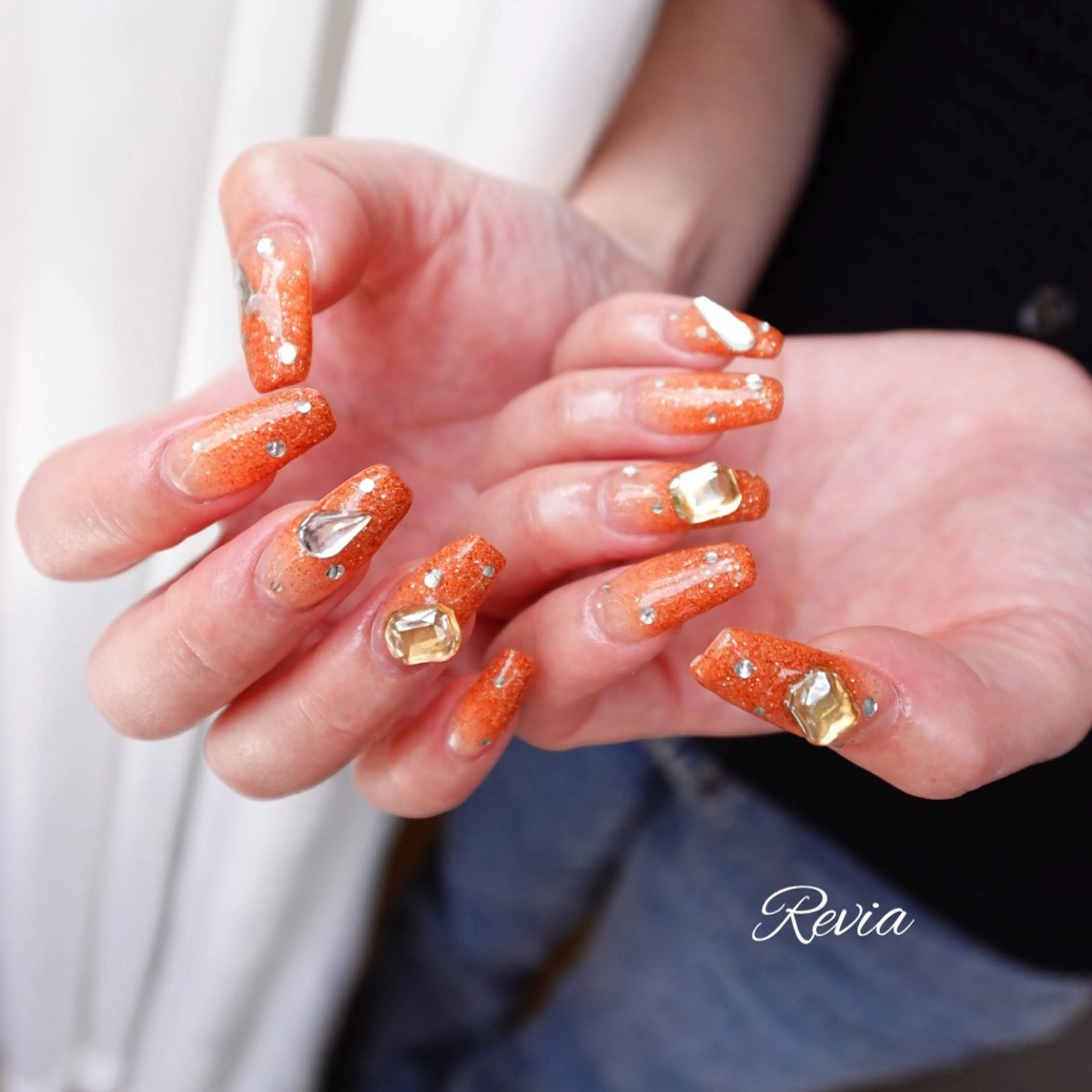 ネイル ハンドネイル revia所属・ERI Nailistのネイルデザイン