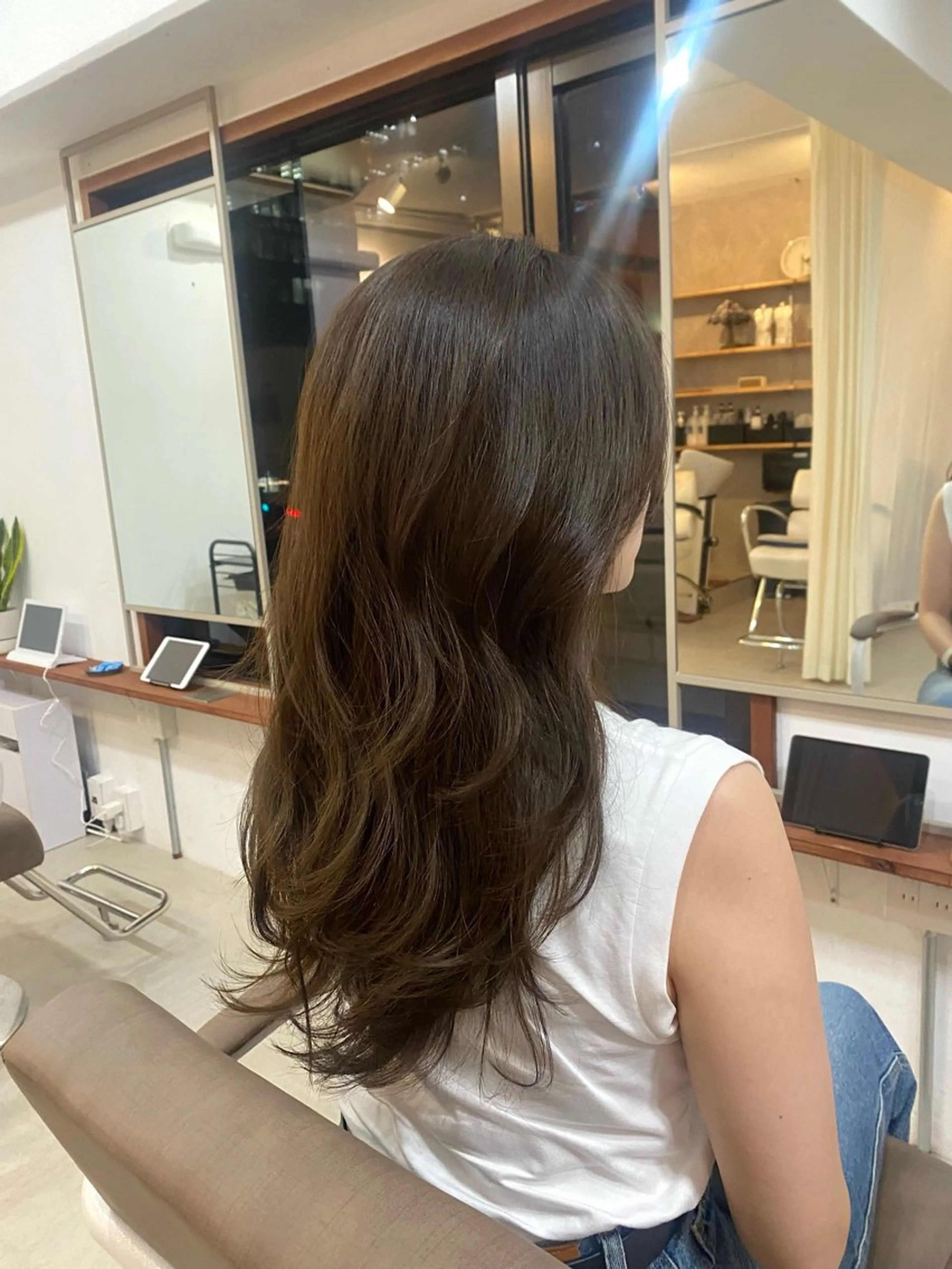 セミロング カット ヘアカラー トリートメント ANNA305 /髪質改善カラー🌈のヘアスタイル
