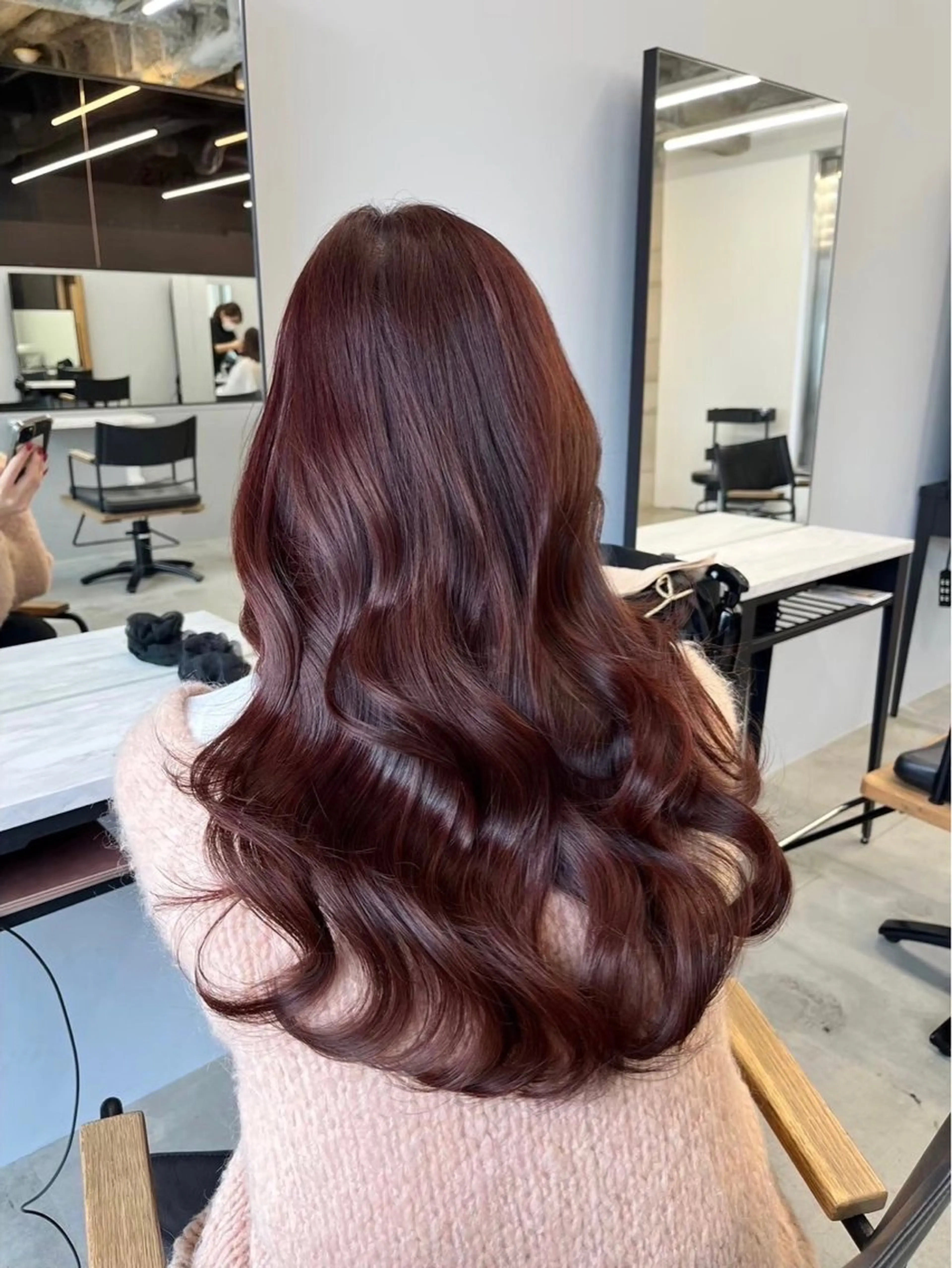 ロング カラー ヘアアレンジ パク・ボミン小野リエ 韓国ハーフ🦊のその他イメージ