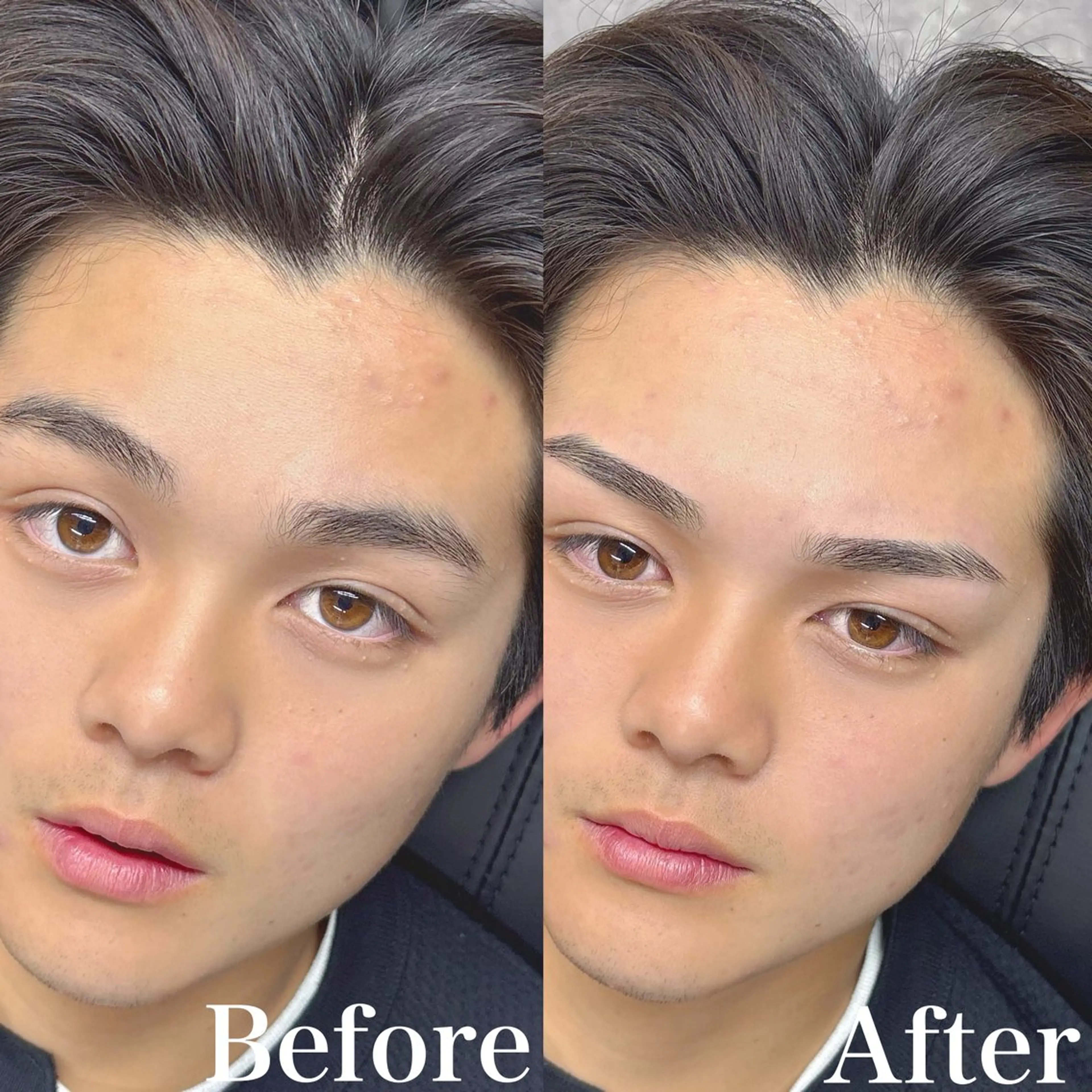 メンズ アイブロウ ワックス脱毛 眉カット 9日空きあり Yusukeの眉毛・アイブロウイメージ