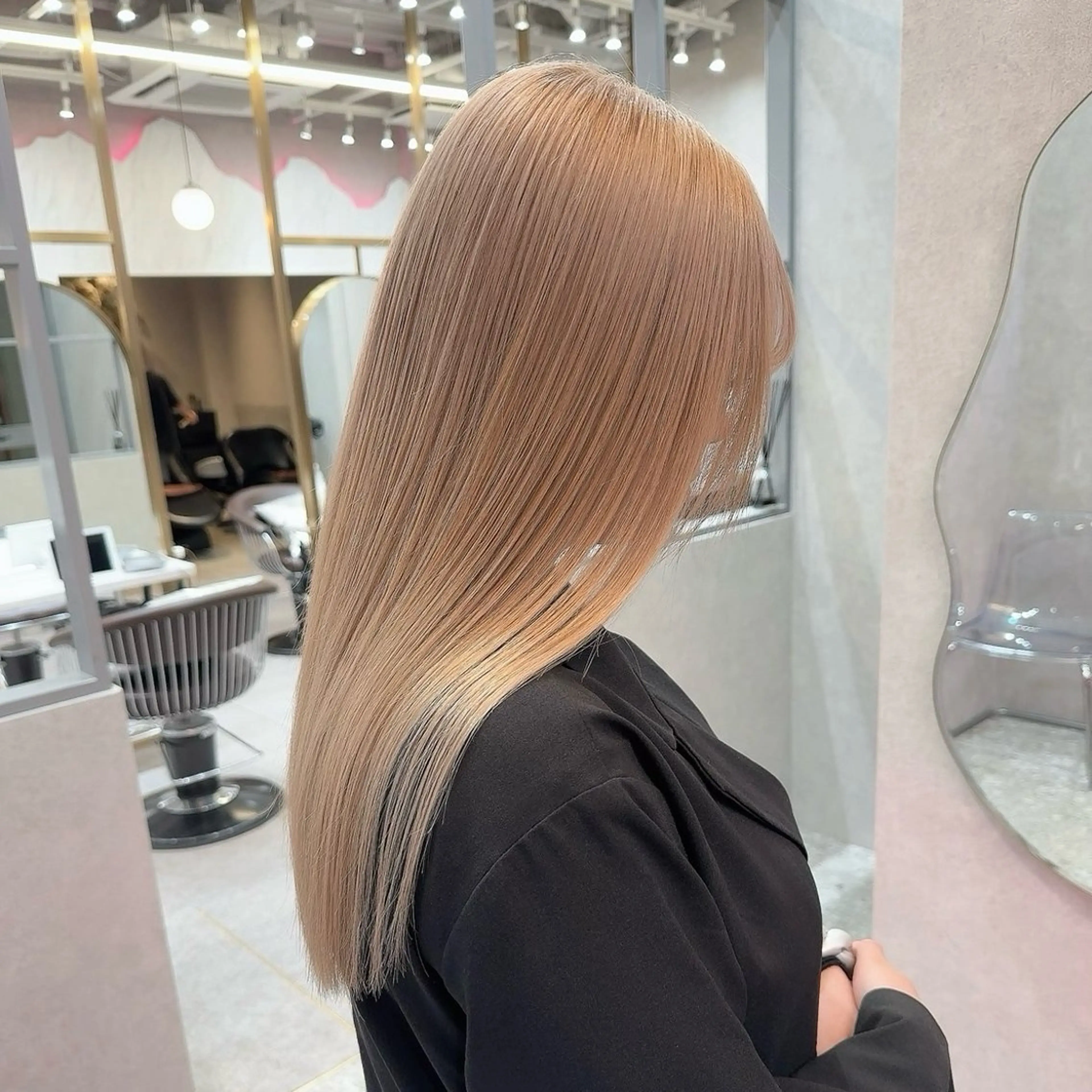 カラー ヘアカラー nao 艶カラー🌙* :ﾟのヘアスタイル