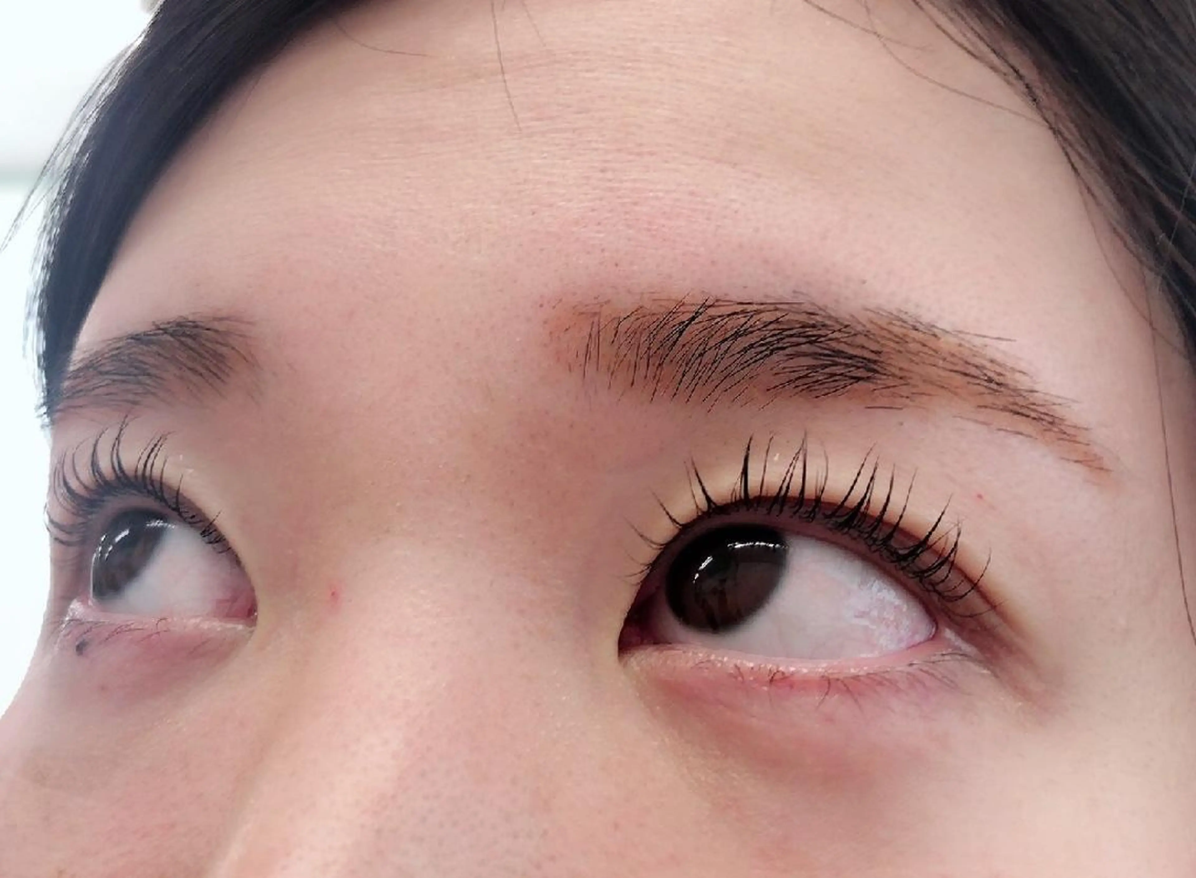 マツエク・マツパ 付け放題 フラットラッシュ 下まつげエクステ 一重×まつ毛パーマ ボリュームラッシュ 吉岡 ゆうなのマツエク・マツパデザイン