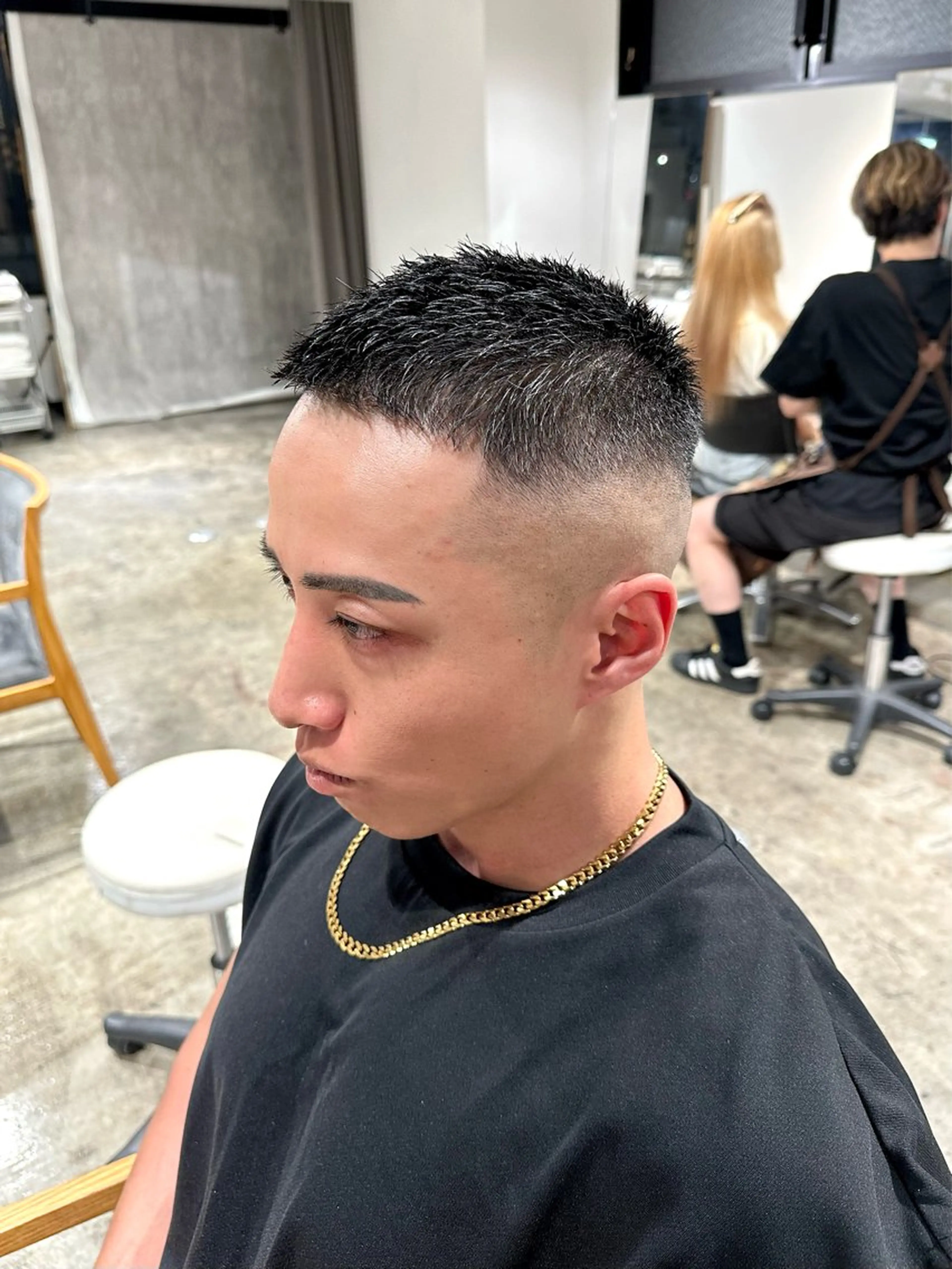 メンズ フェードカット メンズパーマ スキンフェード カット 骨格補正施術/メンズ 専門美容師/YUYAのヘアスタイル