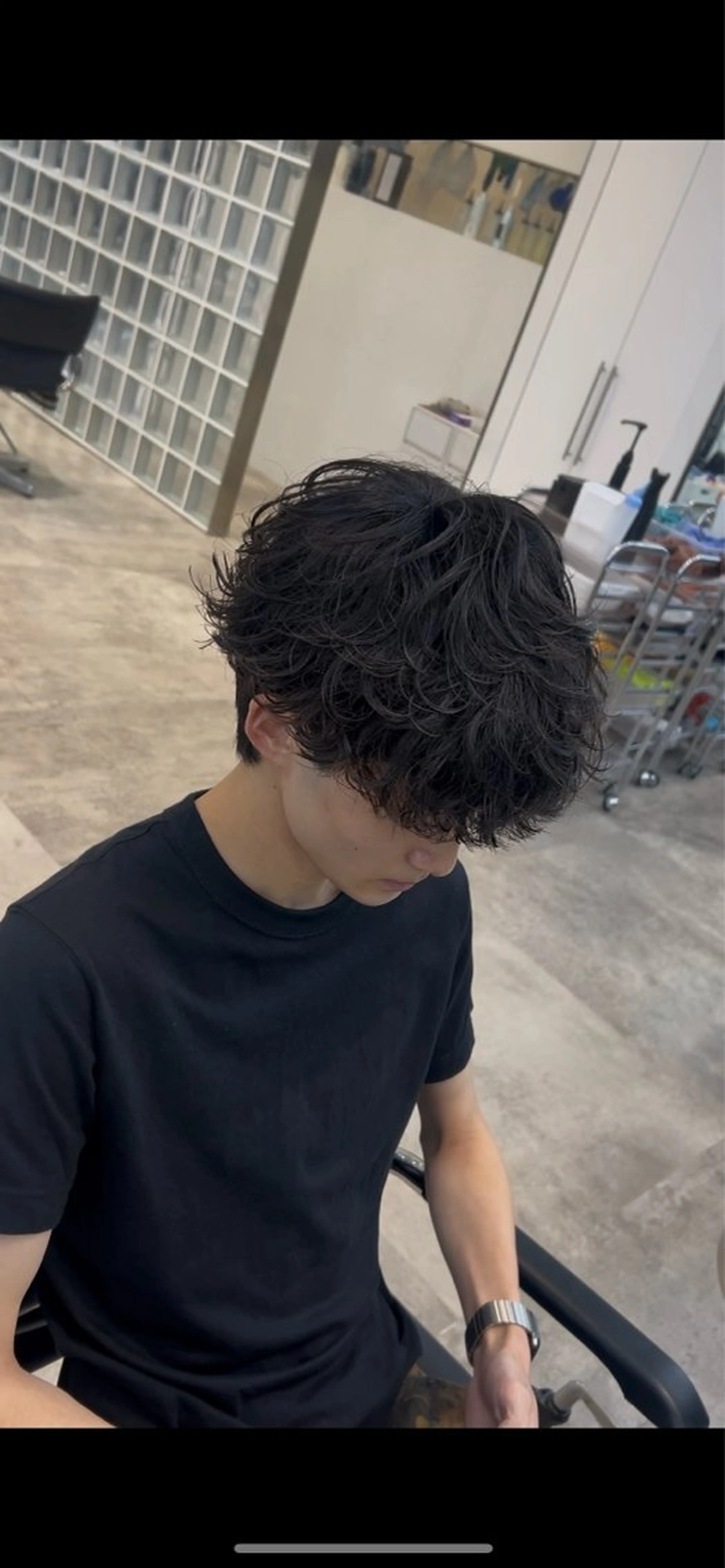 パーマ カット パーマ 藤平海音/fifth PARKのヘアスタイル