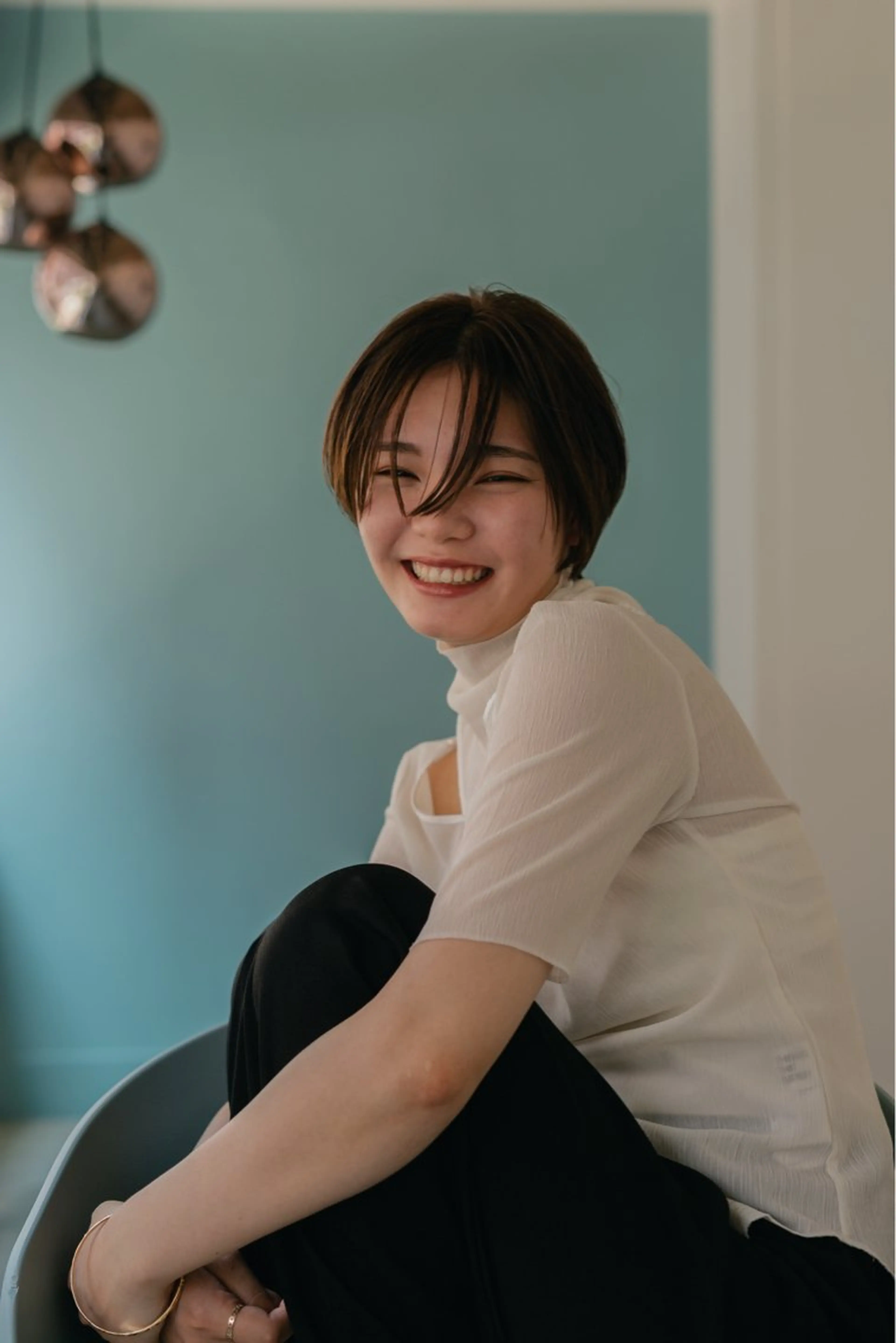 ショート カラー ツジガキ ユウスケのヘアスタイル